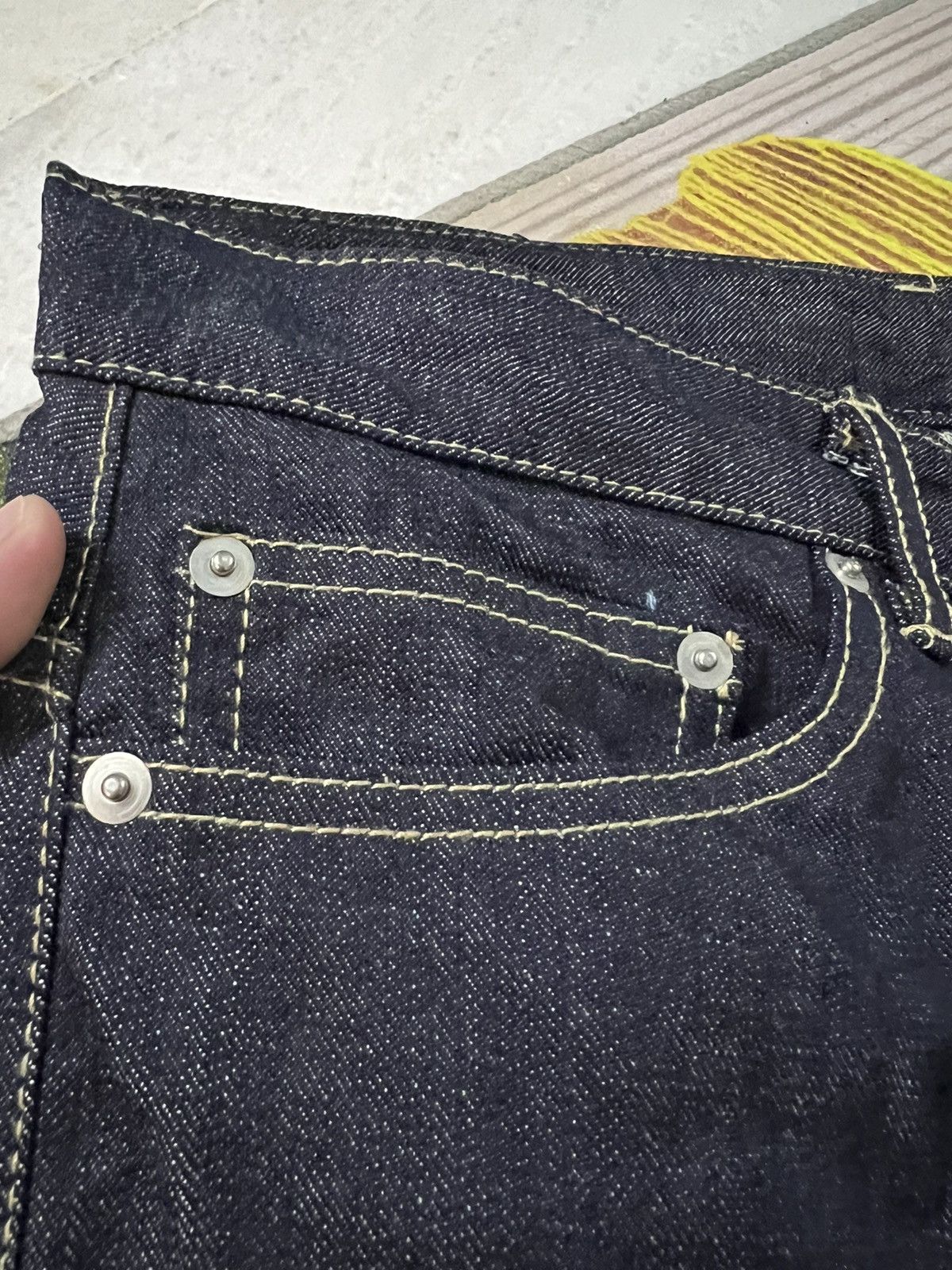 If Six Was Nine × Japanese Brand × Le Grande Bleu (L.G.B.) FROG DENIM FLARE JEANS BY DRAW DESIGN CREATION Size US 32 / EU 48 - 5 Thumbnail