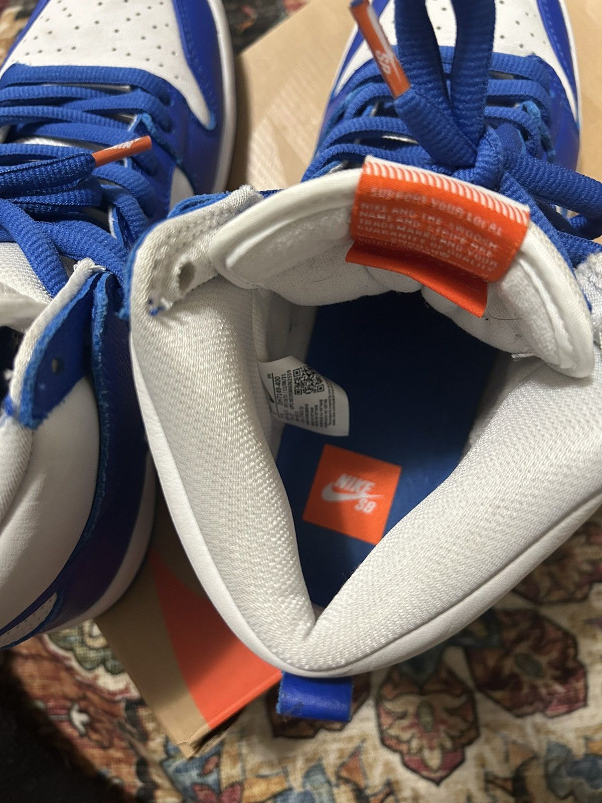 Nike SB Nike SB Dunk High Orange Label Varsity Royal Size US 9 / EU 42 - 7 Thumbnail
