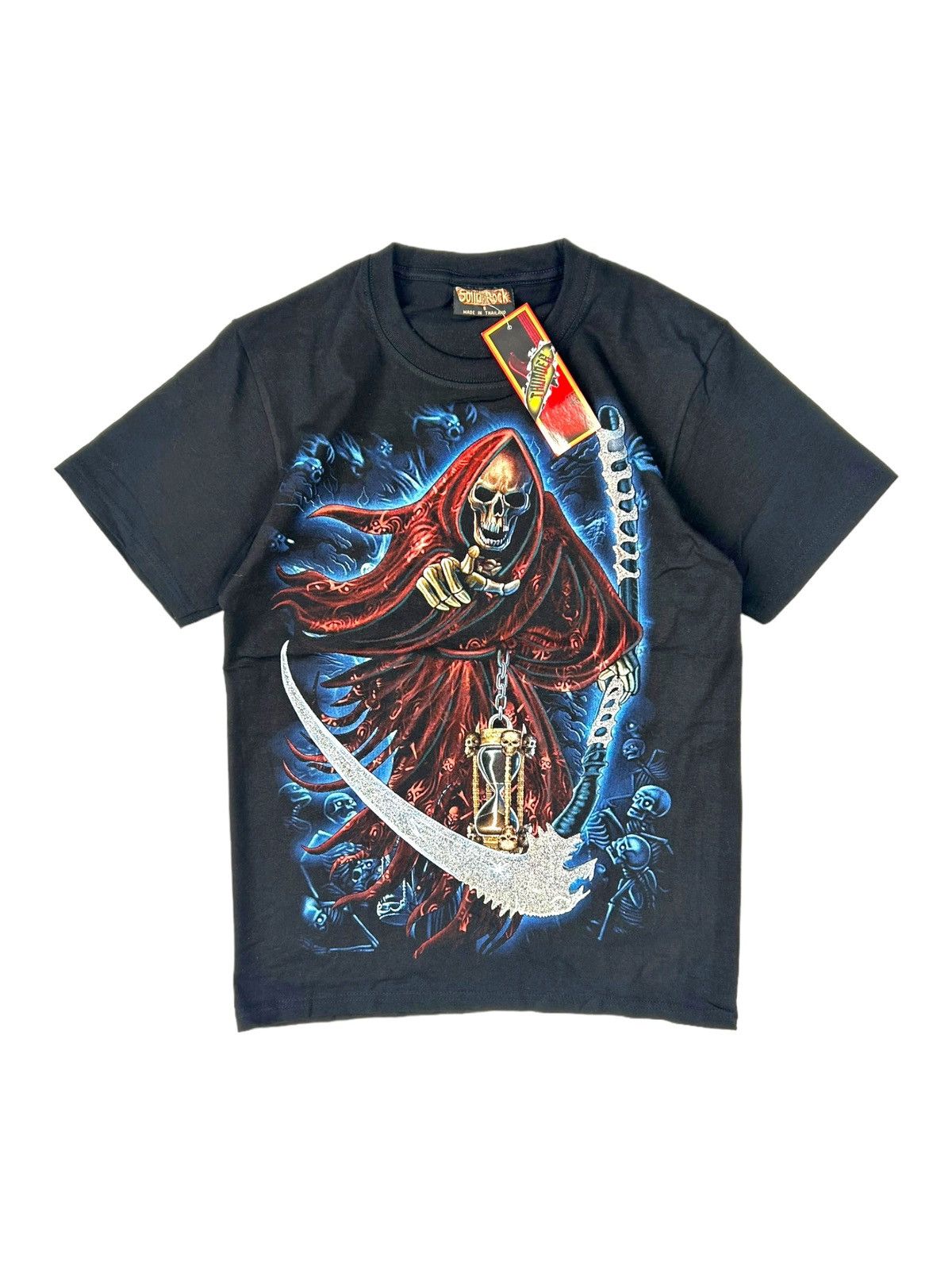 Other Black Gothic tee Death Skeleton print Size US S / EU 44-46 / 1 - 1 Thumbnail
