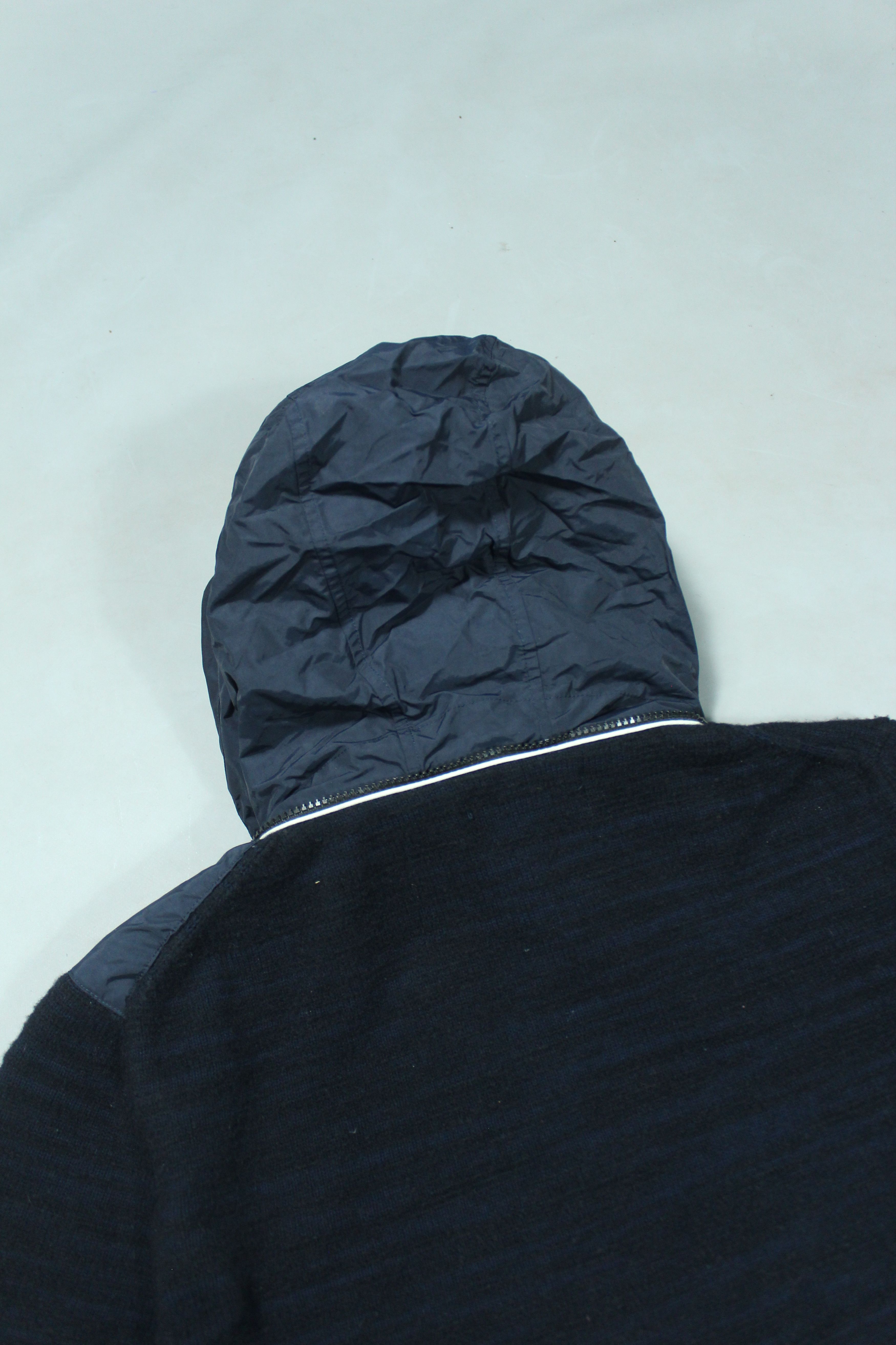 Stone Island ⛰️ STONE ISLAND KNIT ZIP HOODED WOOL JACKET NYLON METAL XL Size US XL / EU 56 / 4 - 11 Thumbnail