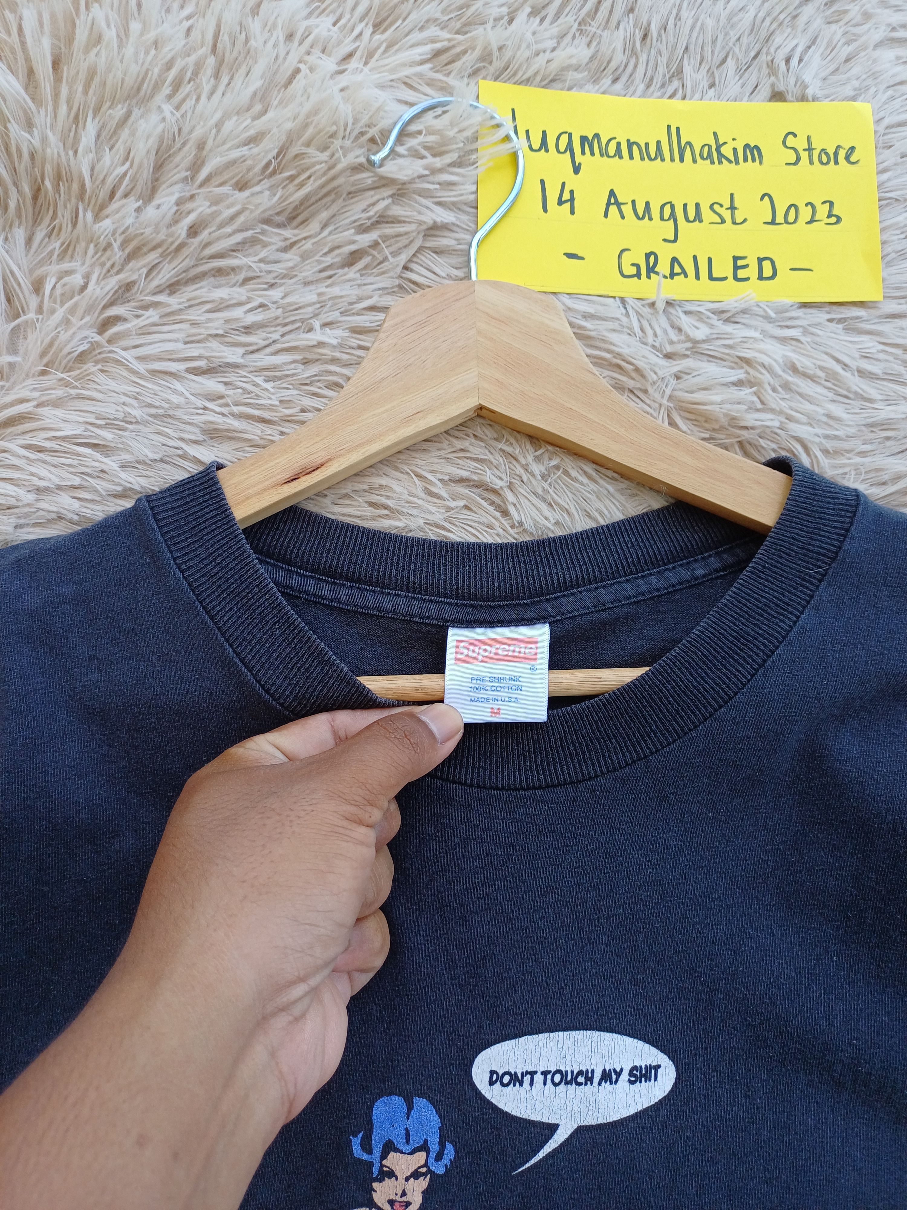 Supreme Rare SS2006 SUPREME Tee (Dont Touch My Shit) Size US M / EU 48-50 / 2 - 6 Thumbnail