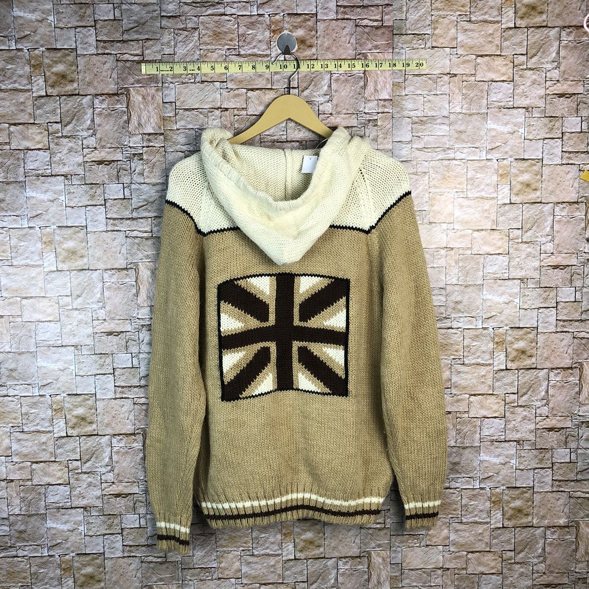 Homespun Knitwear × Japanese Brand Pendora Brown Hoodie Knitwear sweater #A653 Size US M / EU 48-50 / 2 - 1 Thumbnail