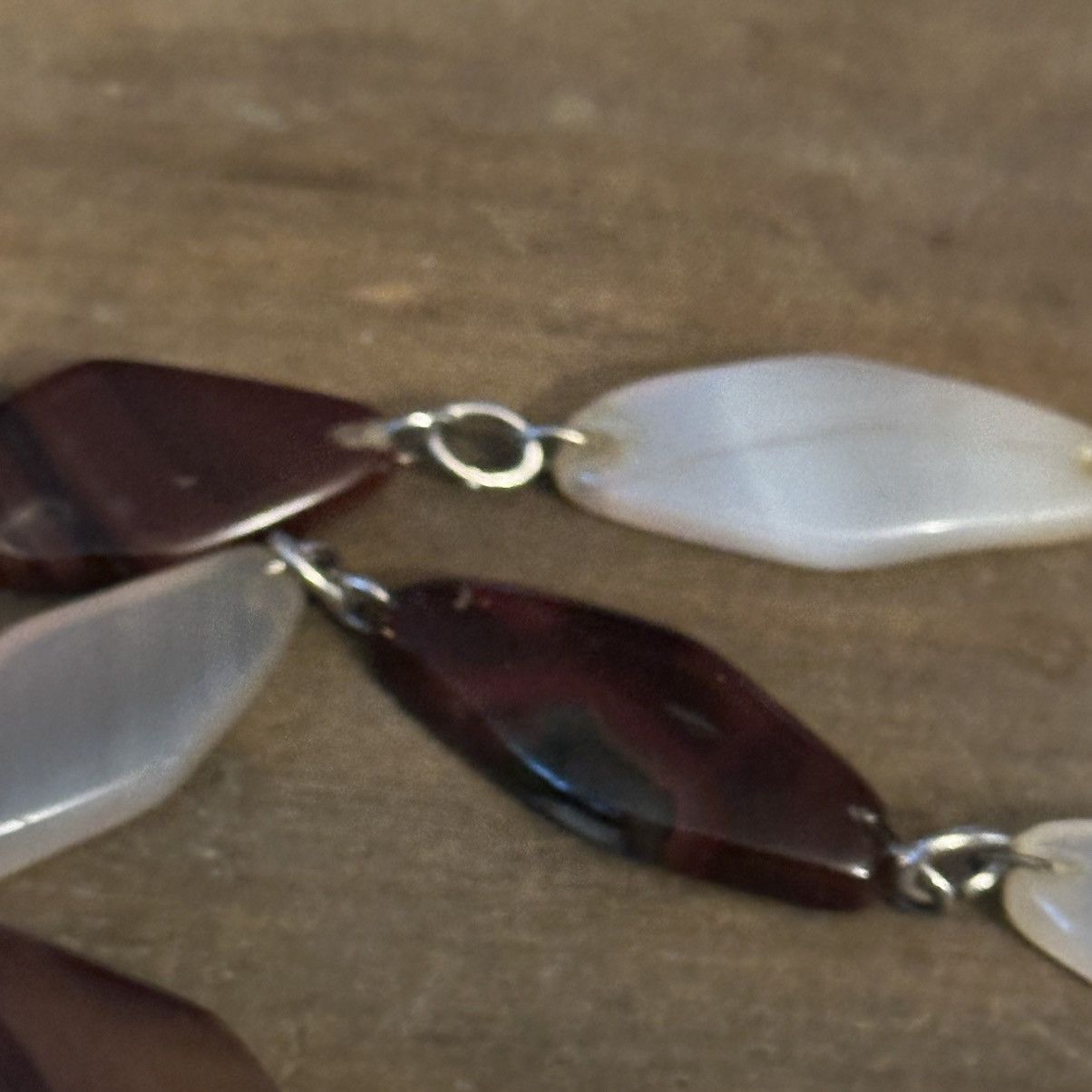 Vintage Vintage geometric agate necklace Size ONE SIZE - 5 Thumbnail