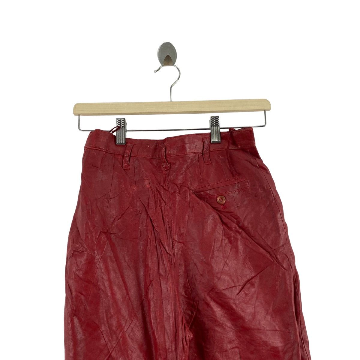 Other CHRISTIAN OLIVER PARIS Rider Biker Leather Pant Size 22" - 5 Thumbnail