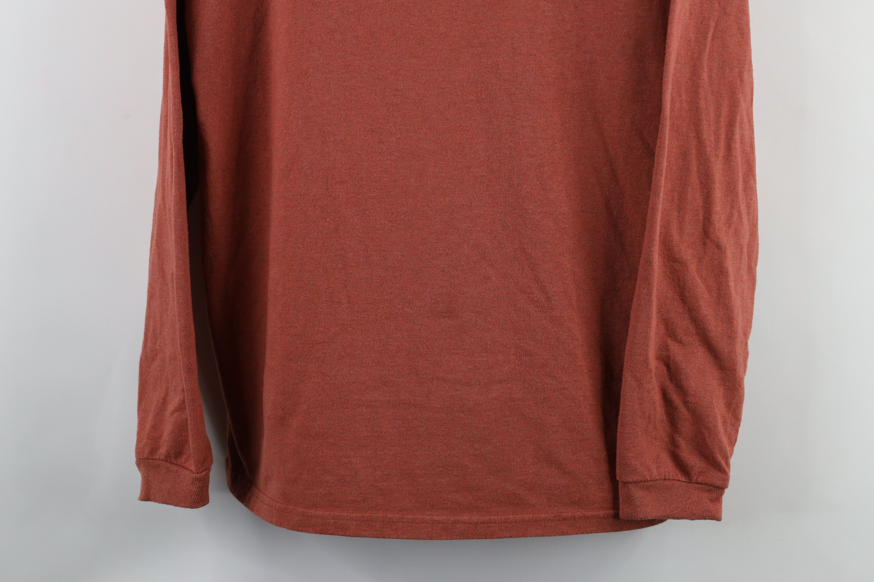 Patagonia × Vintage Patagonia Big Logo Long Sleeve T-Shirt Reddish Orange Size US M / EU 48-50 / 2 - 3 Thumbnail