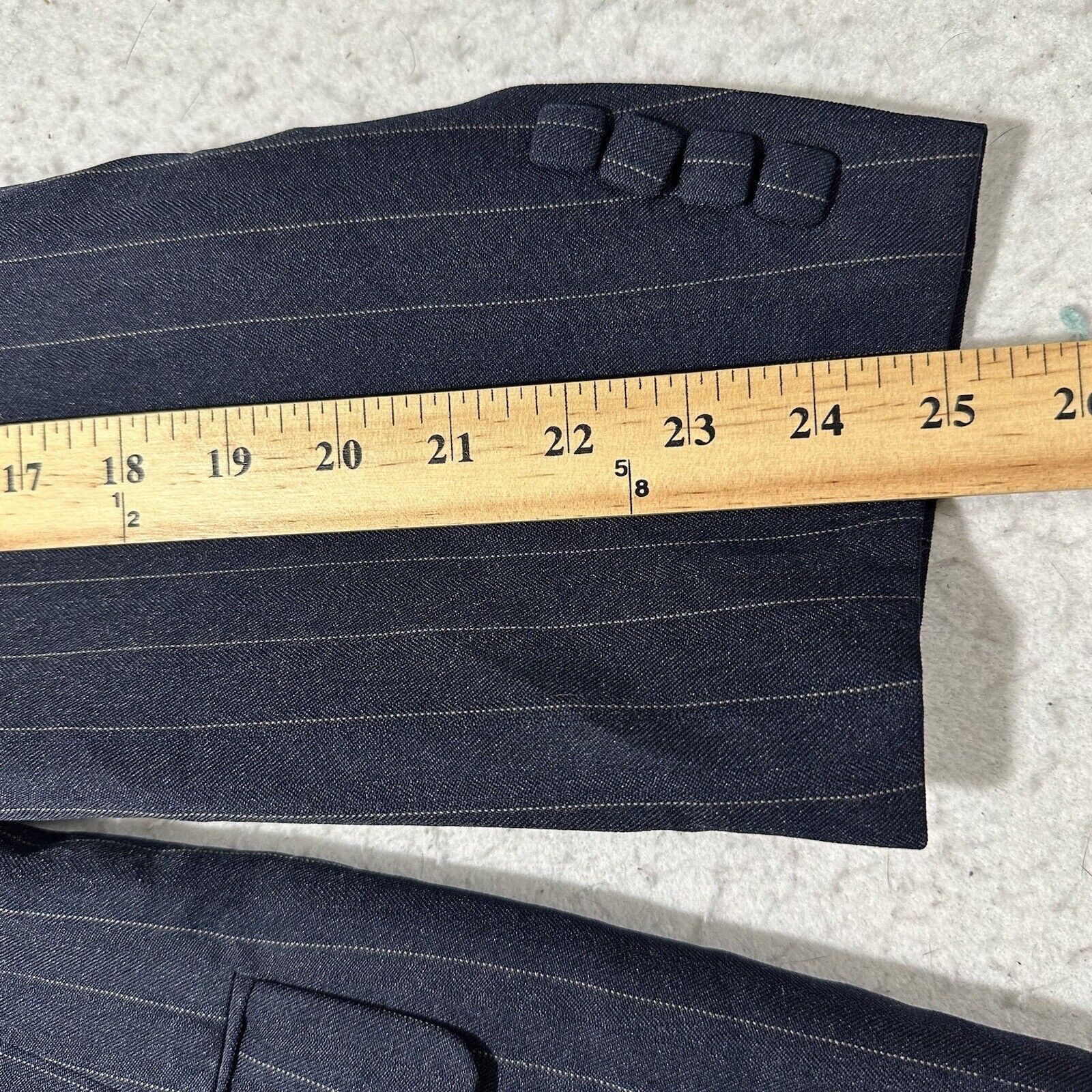Other T.D.C NY Collection 44XL Square Button Suit Jacket Blue Size 44L - 13 Thumbnail