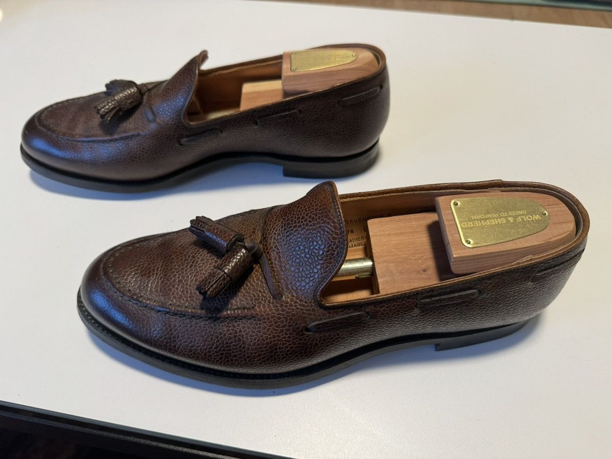 Crockett & Jones Leather Tassel Loafer Size US 10 / EU 43 - 2 Thumbnail