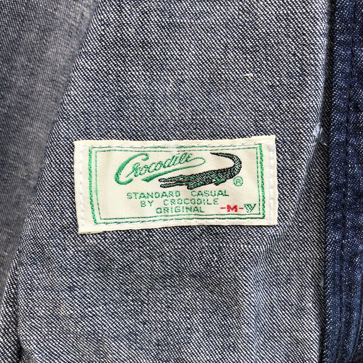 Vintage Vintage Crocodile Denim Zipper Jacket Size US M / EU 48-50 / 2 - 18 Thumbnail