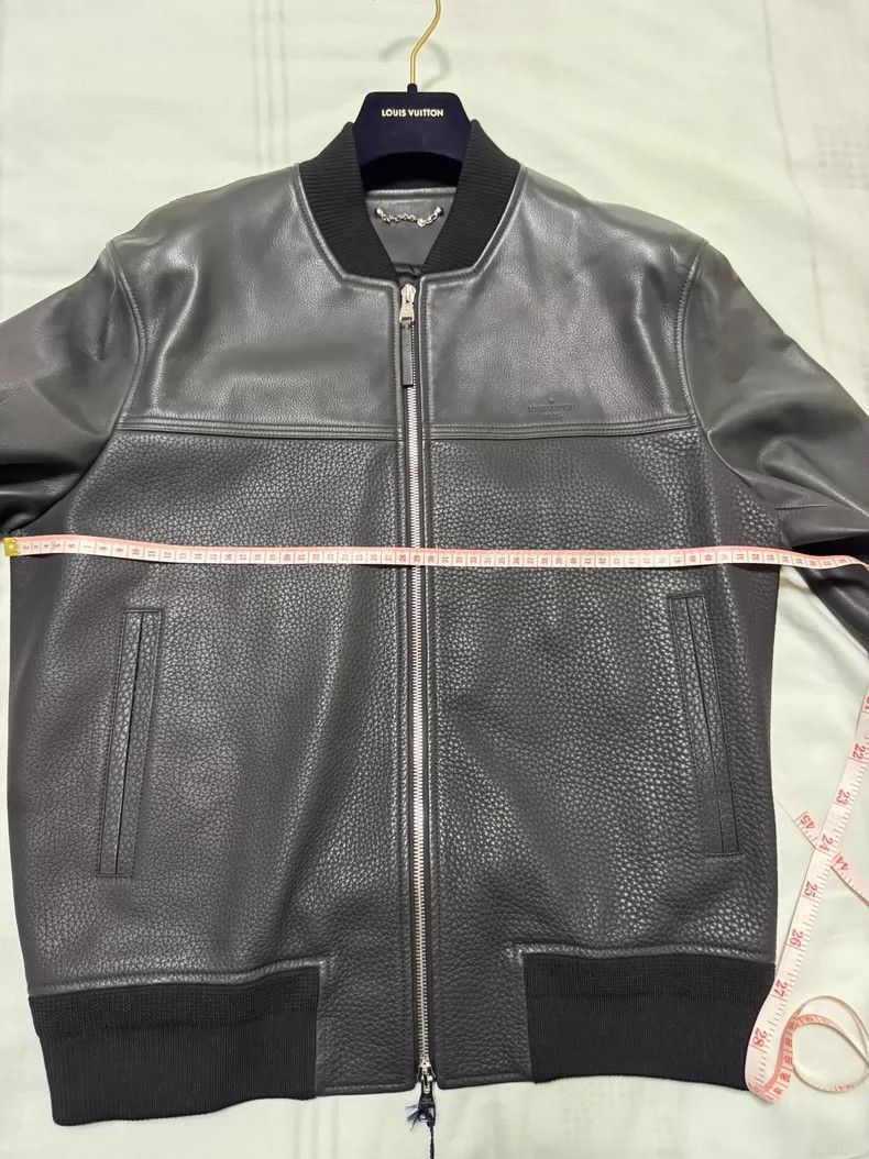 Louis Vuitton Louis Vuitton Louis Vuitton Leather Jacket Bomber Style-25 Size US L / EU 52-54 / 3 - 4 Thumbnail