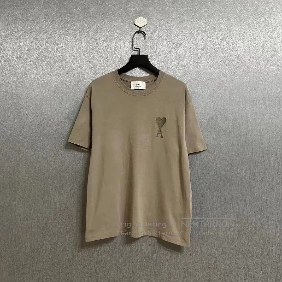 AMI ami short sleeve shirt in beige. Size US XS / EU 42 / 0 - 1 Thumbnail