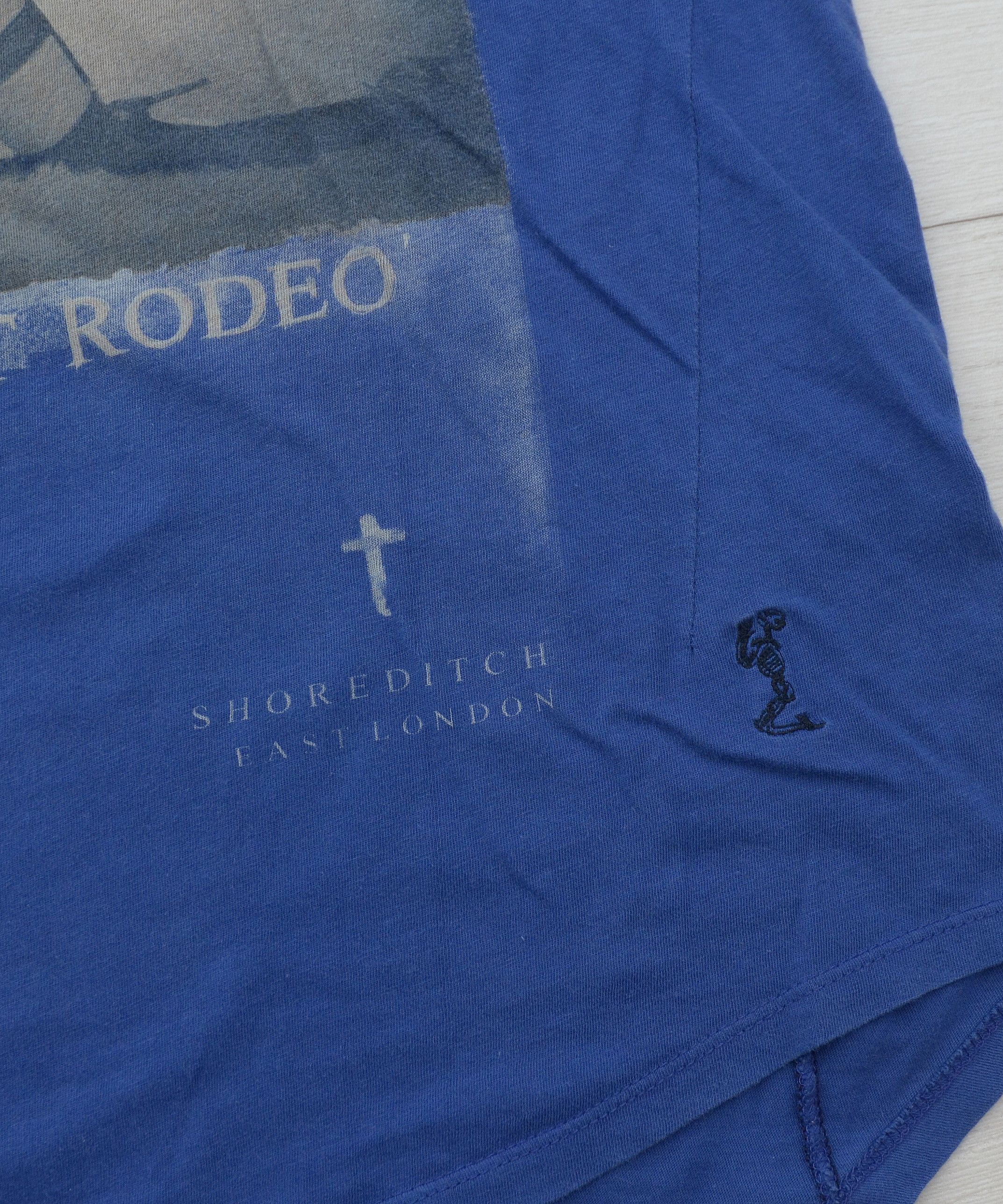 Hot Model Sex ✝️ Vintage T-Shirt Religion Big Sexy Print Ibiza Rodeo Size US L / EU 52-54 / 3 - 4 Thumbnail