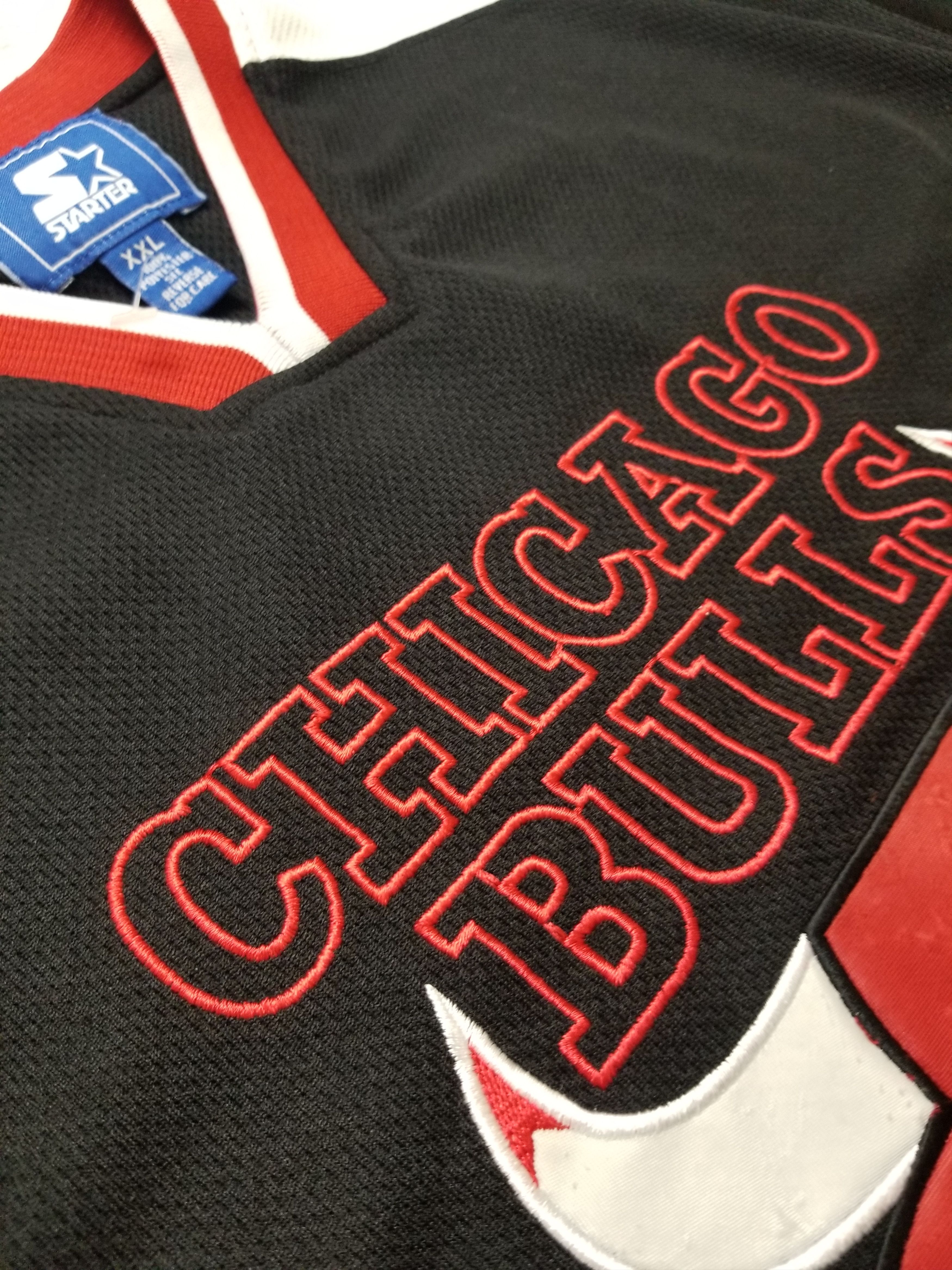 Starter Vintage Starter Chicago Bulls T-Shirt Jersey Shirt Big Logo Size US XXL / EU 58 / 5 - 7 Thumbnail