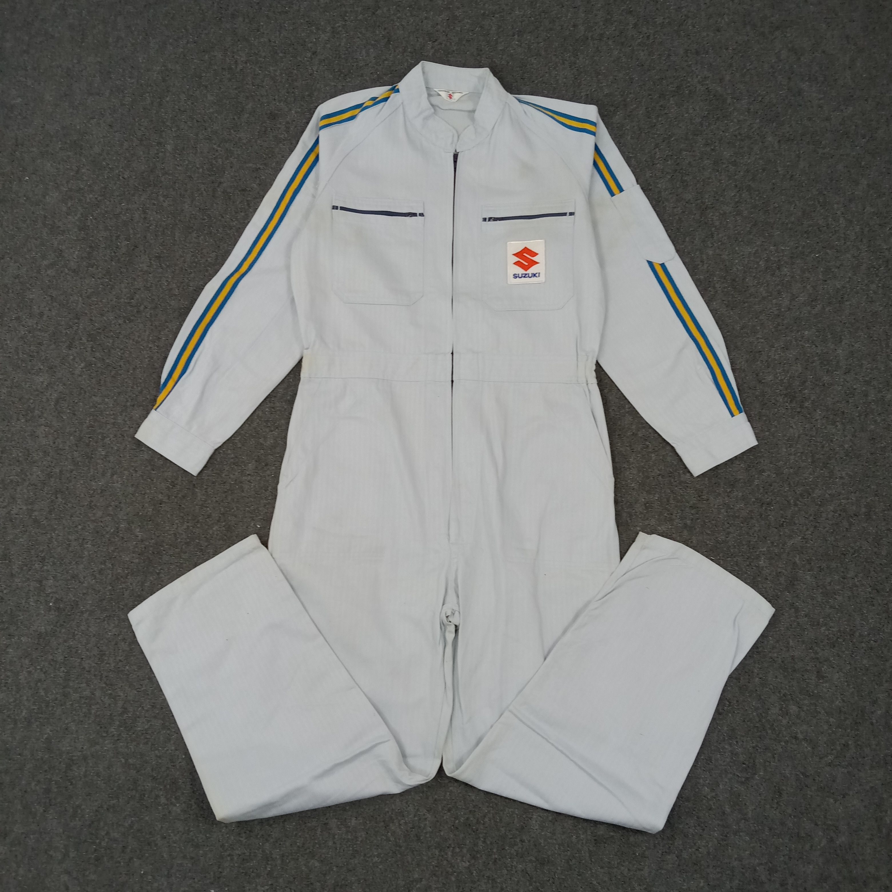 Japanese Brand × Vintage Suzuki Japanese Racing Motorsports Coverall Jacket Size US M / EU 48-50 / 2 - 5 Thumbnail
