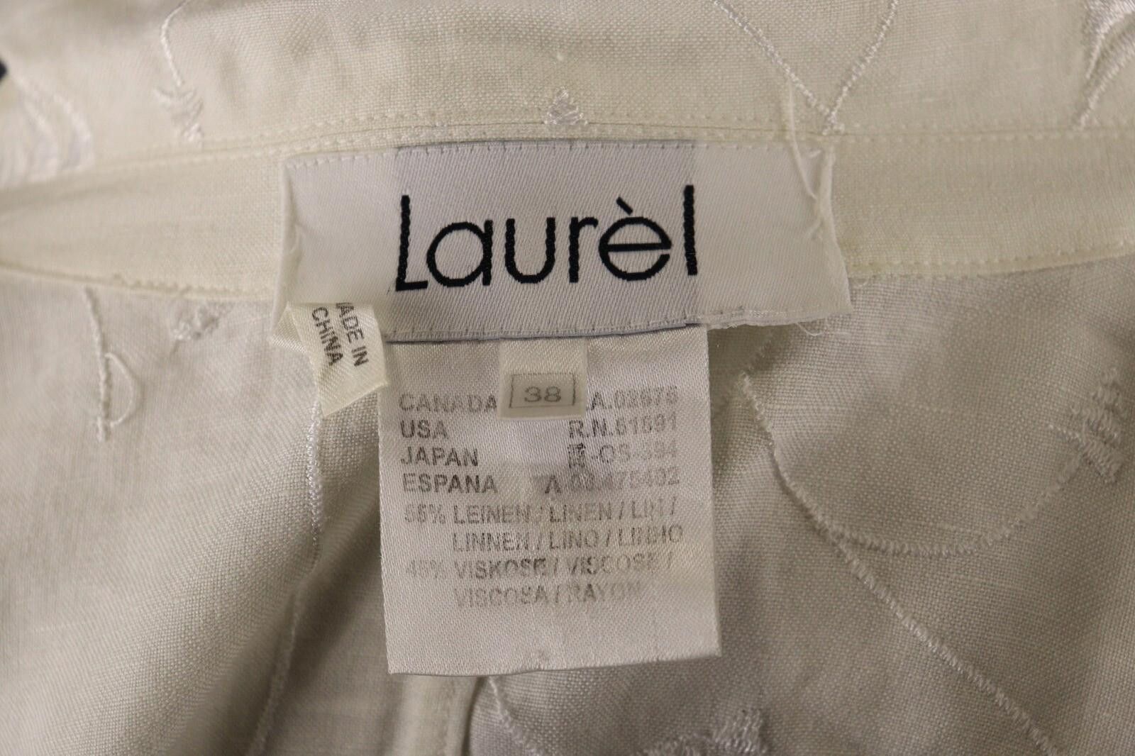 Polo Ralph Lauren Laurel by Escada Linen Floral Blouse Shirt Size 38 Size M / US 6-8 / IT 42-44 - 10 Thumbnail