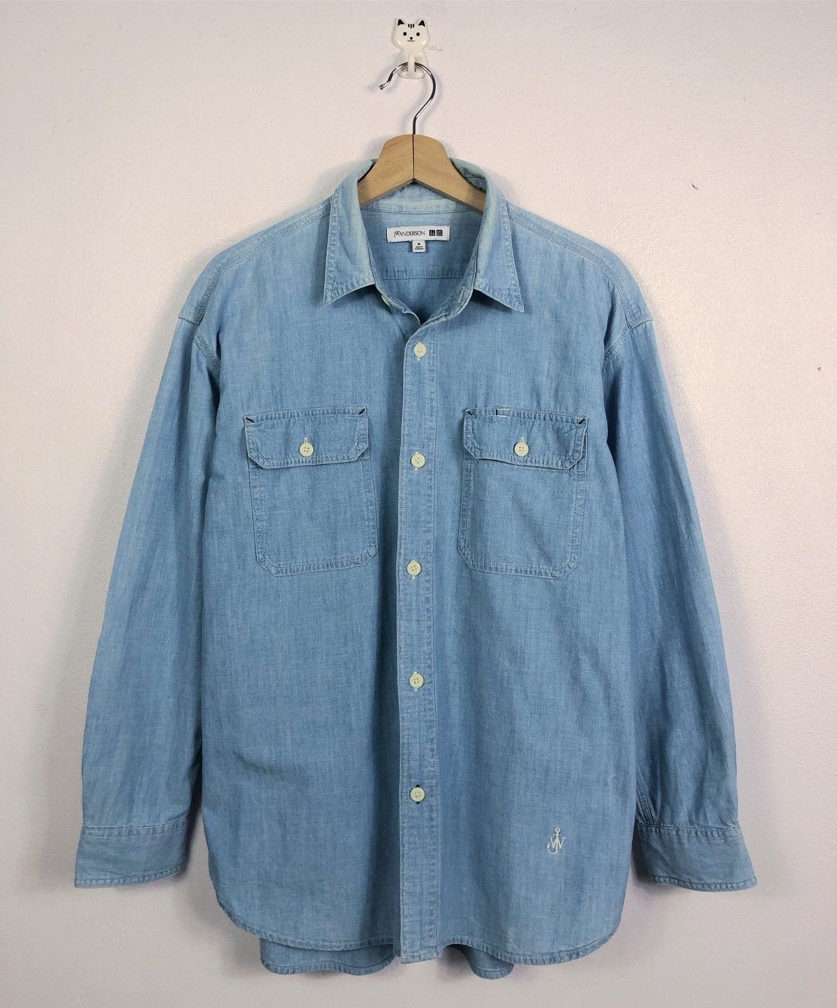 JW Anderson × Uniqlo Rare Uniqlo X J.W. Anderson Denim Button Ups Shirt Size US M / EU 48-50 / 2 - 1 Thumbnail