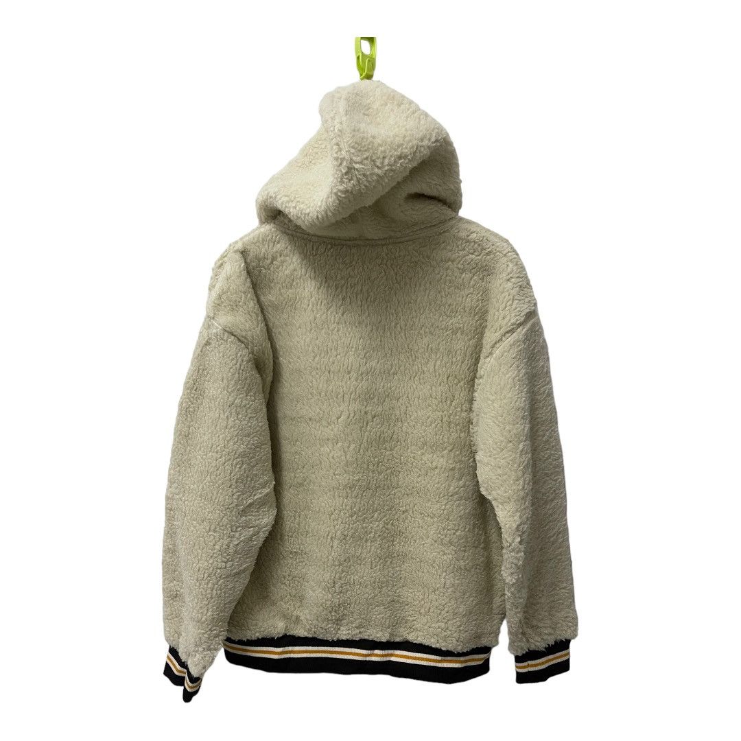 Converse Vtg Converse "Chuck Taylor" Sherpa Fleece Half-Zip Hoodie Size US L / EU 52-54 / 3 - 3 Thumbnail