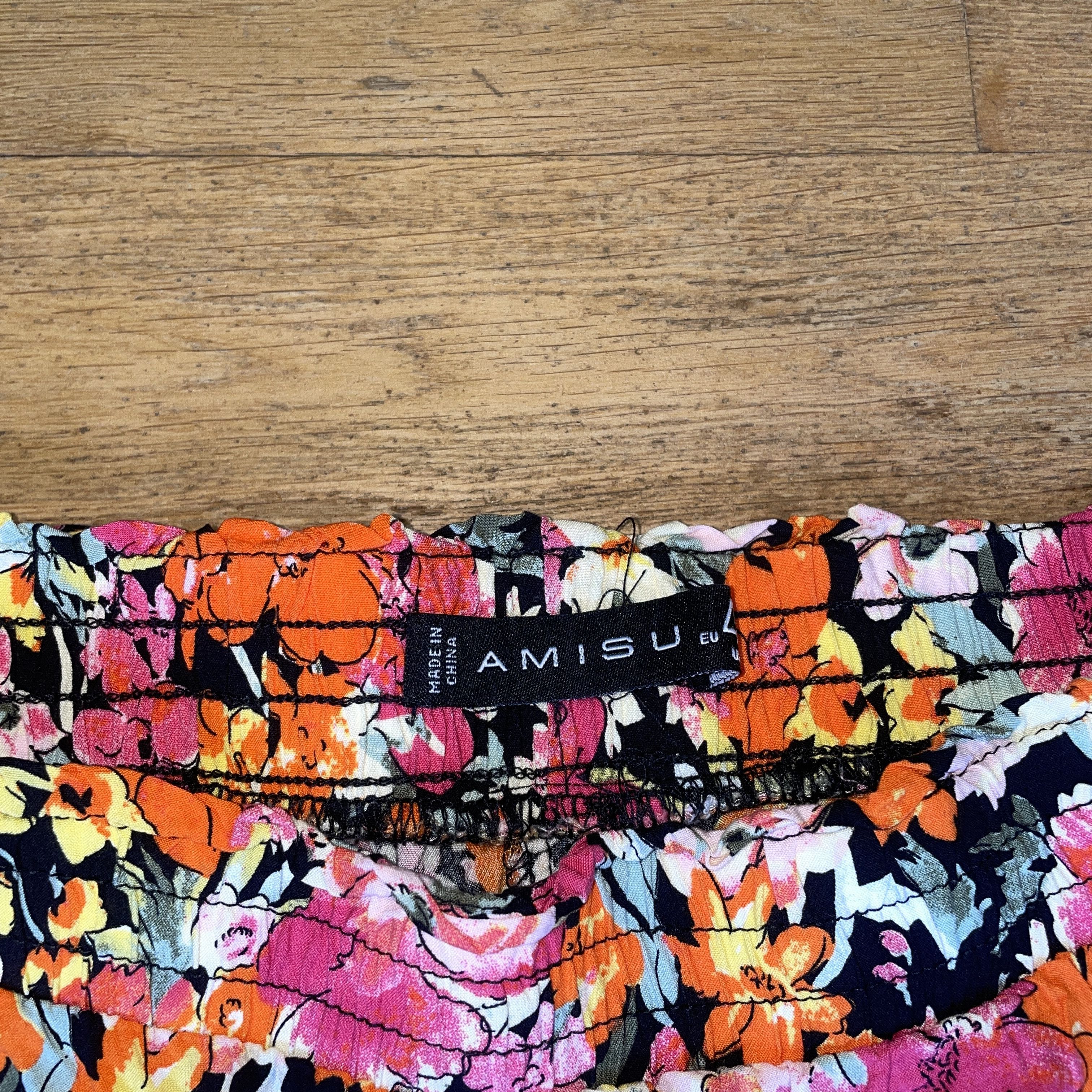 Other Amisu Women's Fashionable Shorts Summer Flowers Size 44 Size 30" / US 8 / IT 44 - 3 Thumbnail