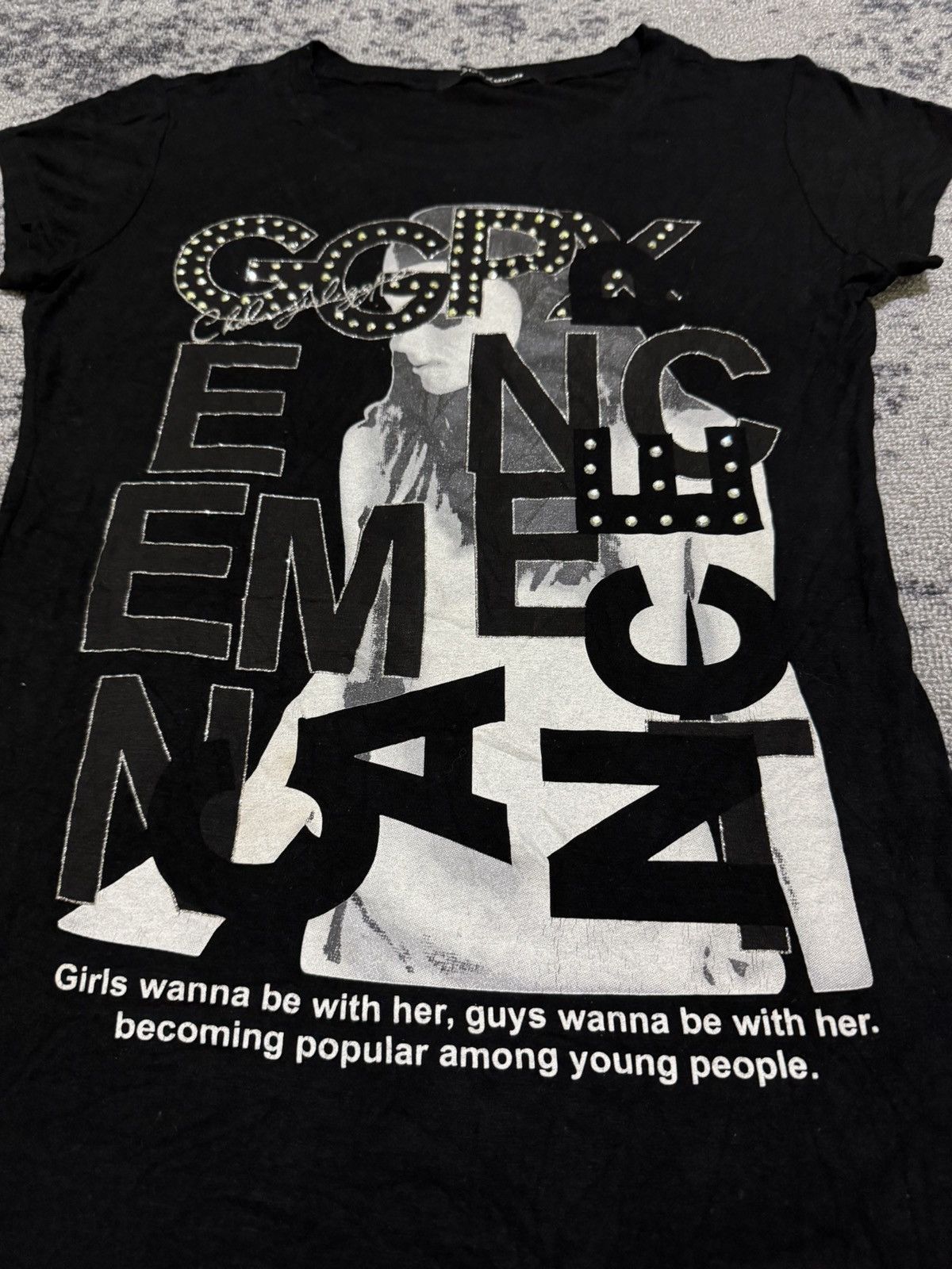 Hysteric Glamour Y2k Ggpx ifsixwasnine gothic tshirt Size M / US 6-8 / IT 42-44 - 2 Thumbnail