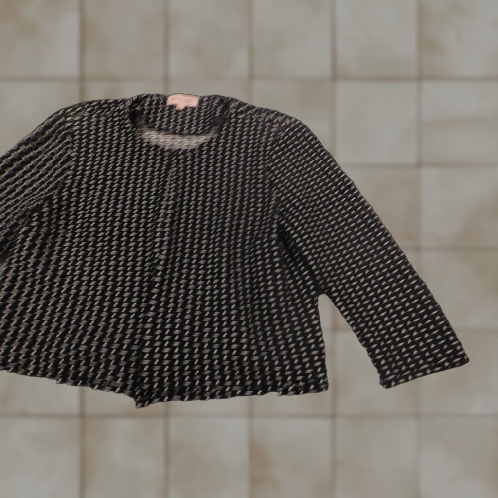 Jones New York Jones New York Philosophy Womens Sweater XL Black Cardigan Open-Knit Turtleneck Pullover Raglan Sleeve Logo Knit Modern Size XL / US 12-14 / IT 48-50 - 1 Thumbnail