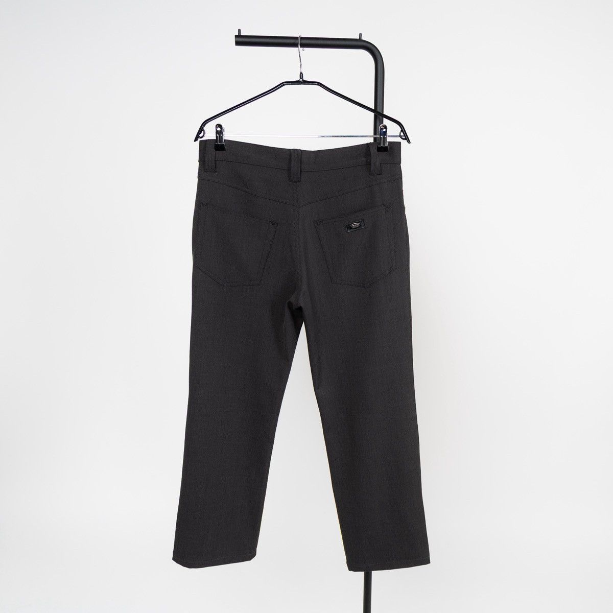 Versace Versace Collection Womens Grey Trousers Straight Fit Casual Size 30" / US 8 / IT 44 - 2 Thumbnail