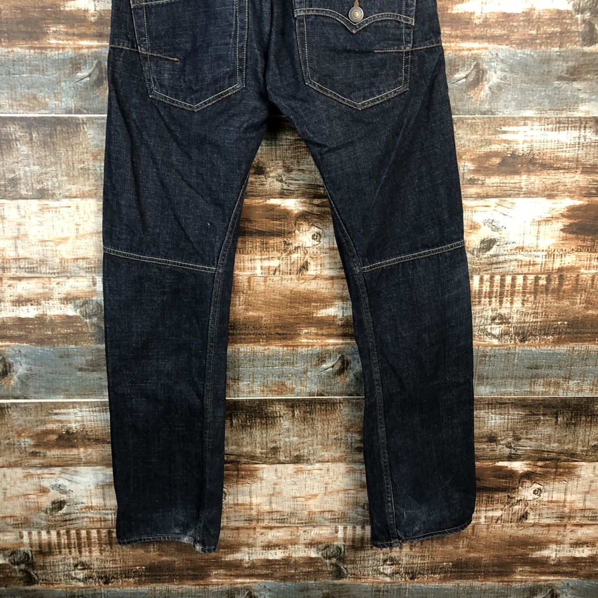 Japanese Brand DL Dani Nate double waist Black Denim Pants #C614 Size US 29 - 15 Thumbnail