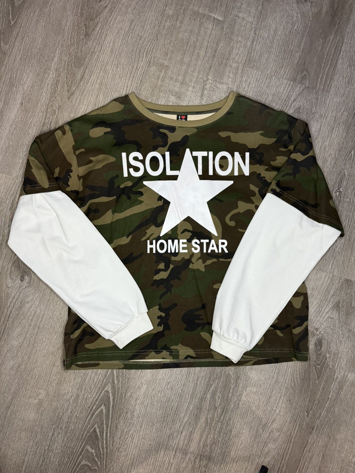Other IM HAPPY PROMISE IHP “Isolation Home Star” Camo Layered Tee Size US M / EU 48-50 / 2 - 1 Thumbnail