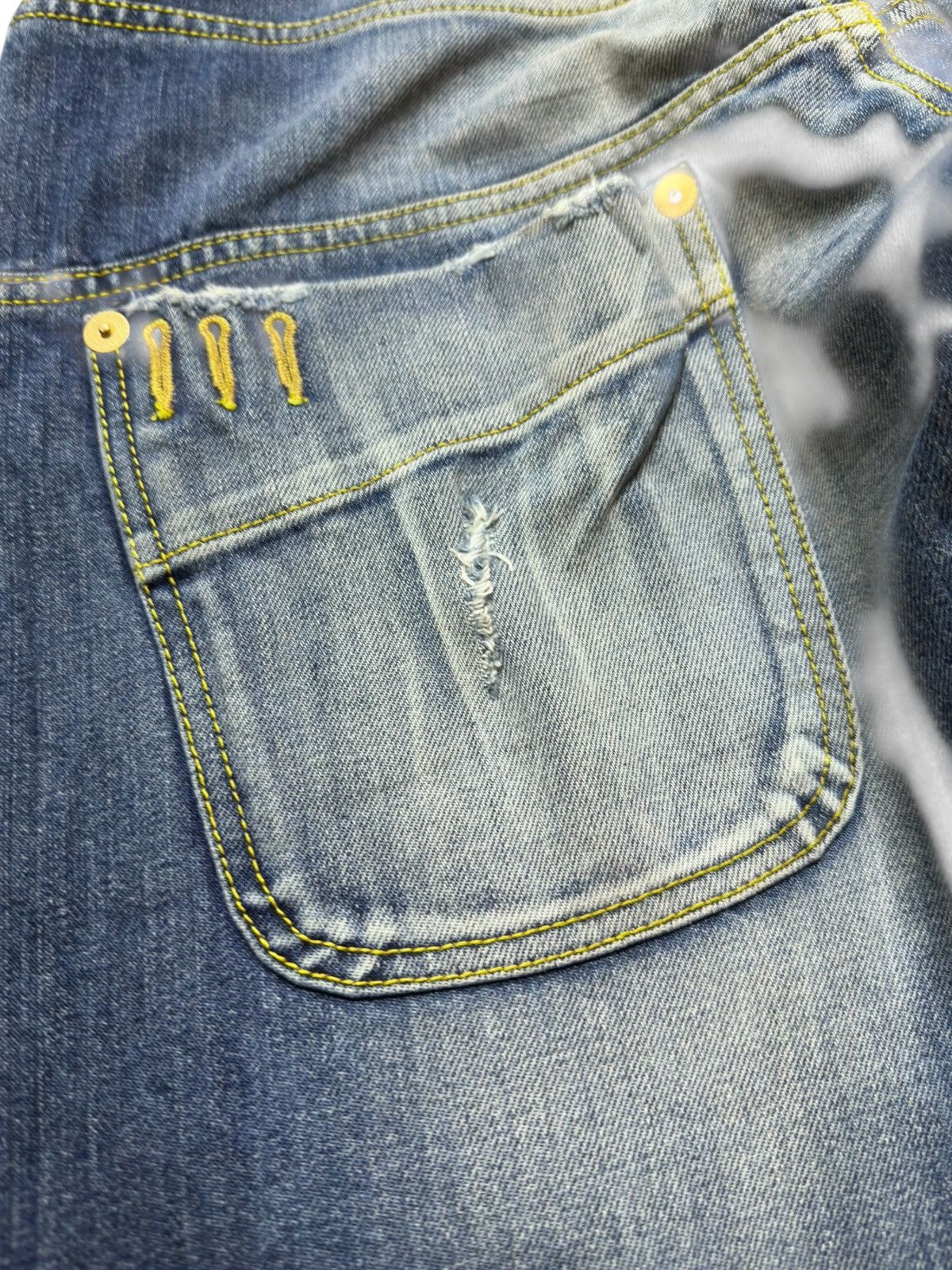 Doublet Vintage Double Standard Tough Serged Fly Hidden Seam Denim Size US 31 - 6 Thumbnail