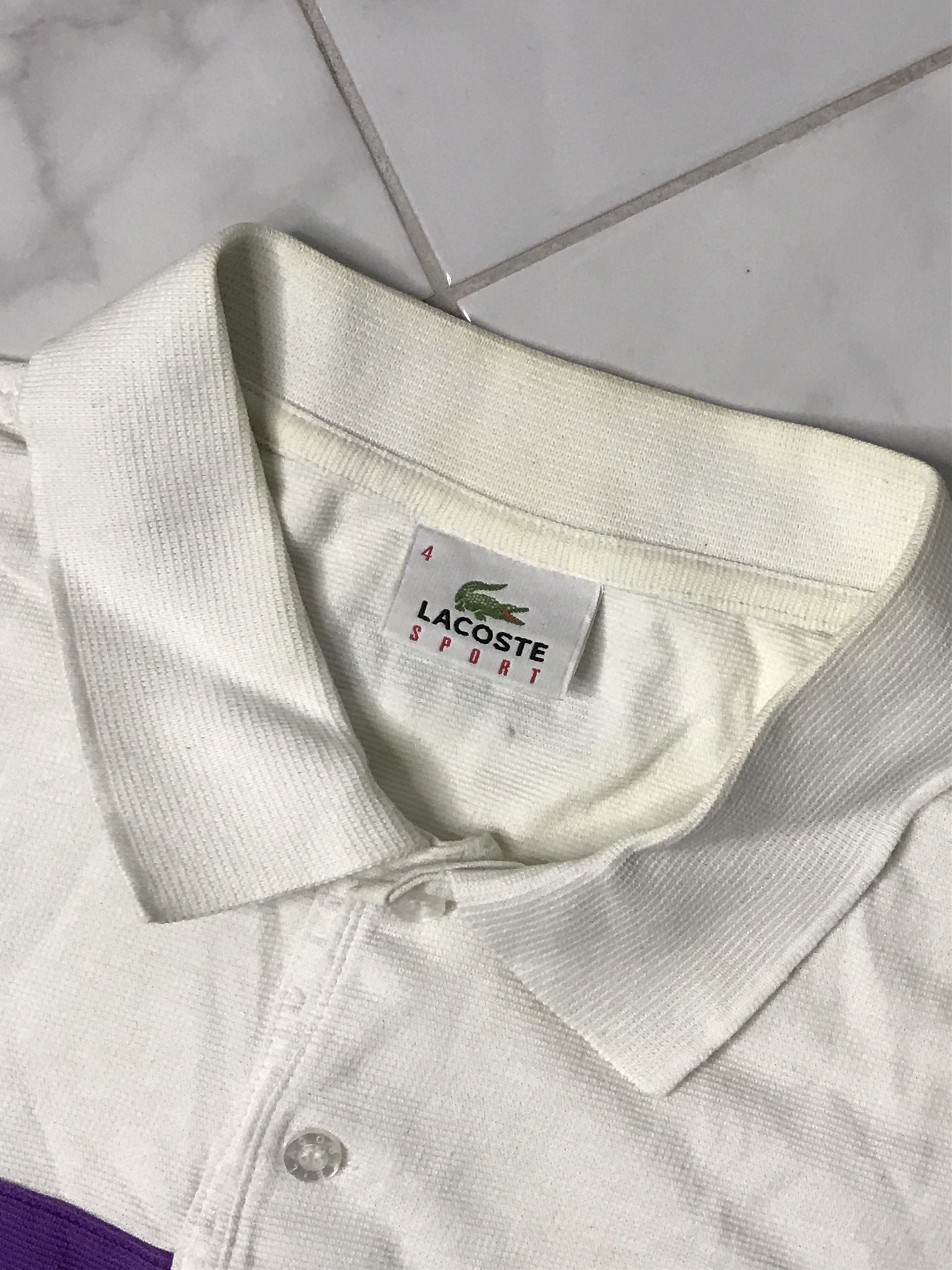 Lacoste × Vintage Lacoste Sport vintage blue polo short sleeve collared shirt Size US M / EU 48-50 / 2 - 4 Thumbnail