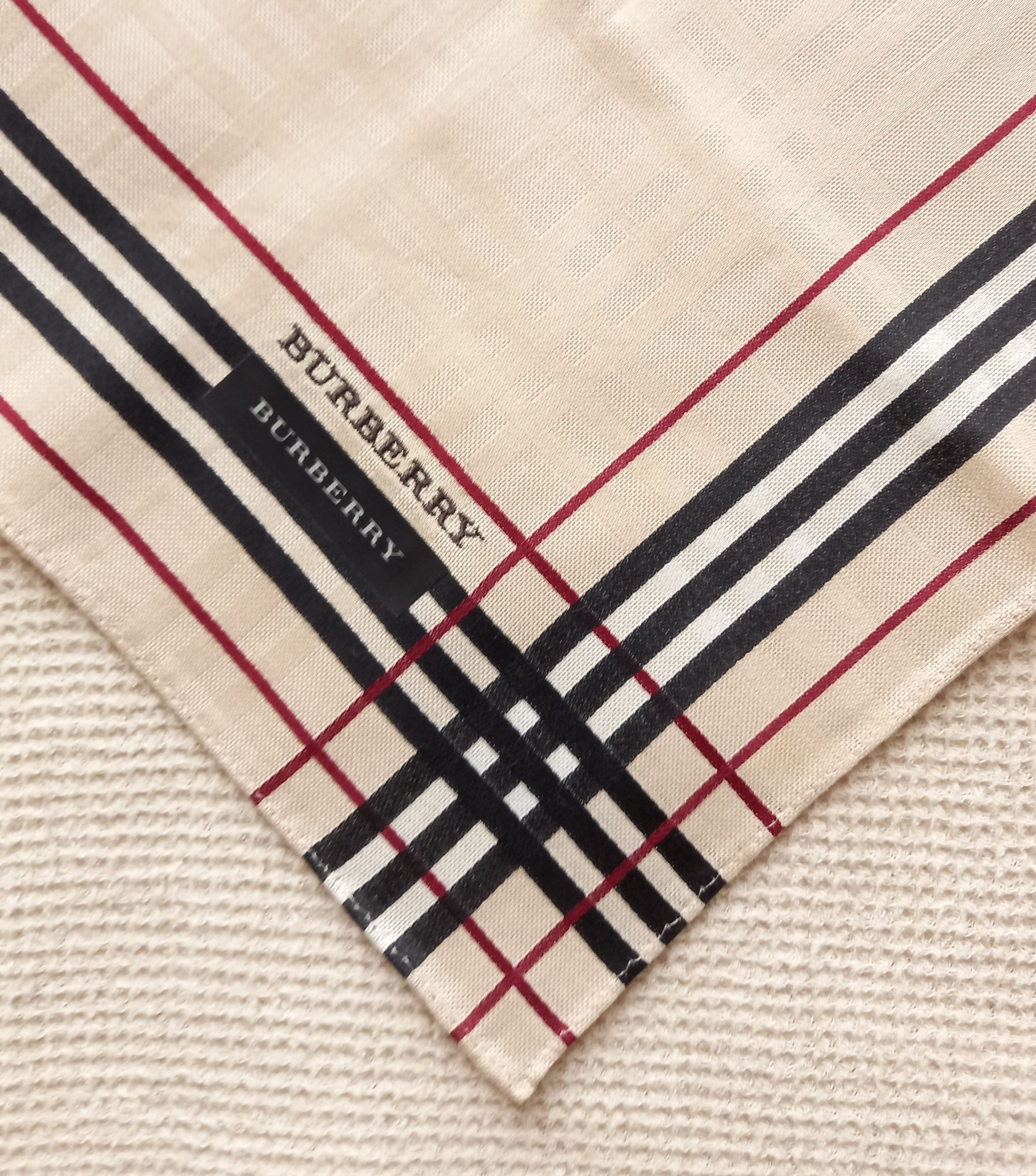 Burberry × Vintage 2 Burberry Bandana/Handkerchief embroidery nova check Size ONE SIZE - 6 Thumbnail
