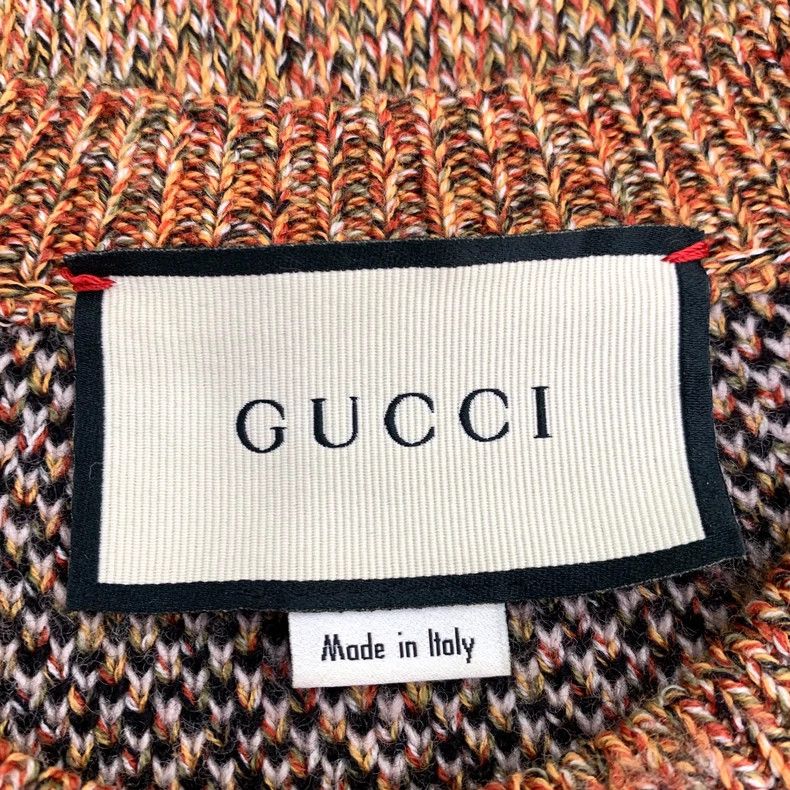 Gucci Gucci Dark brown flower fairy wool round-neck sweater 2502- Size US XS / EU 42 / 0 - 6 Thumbnail