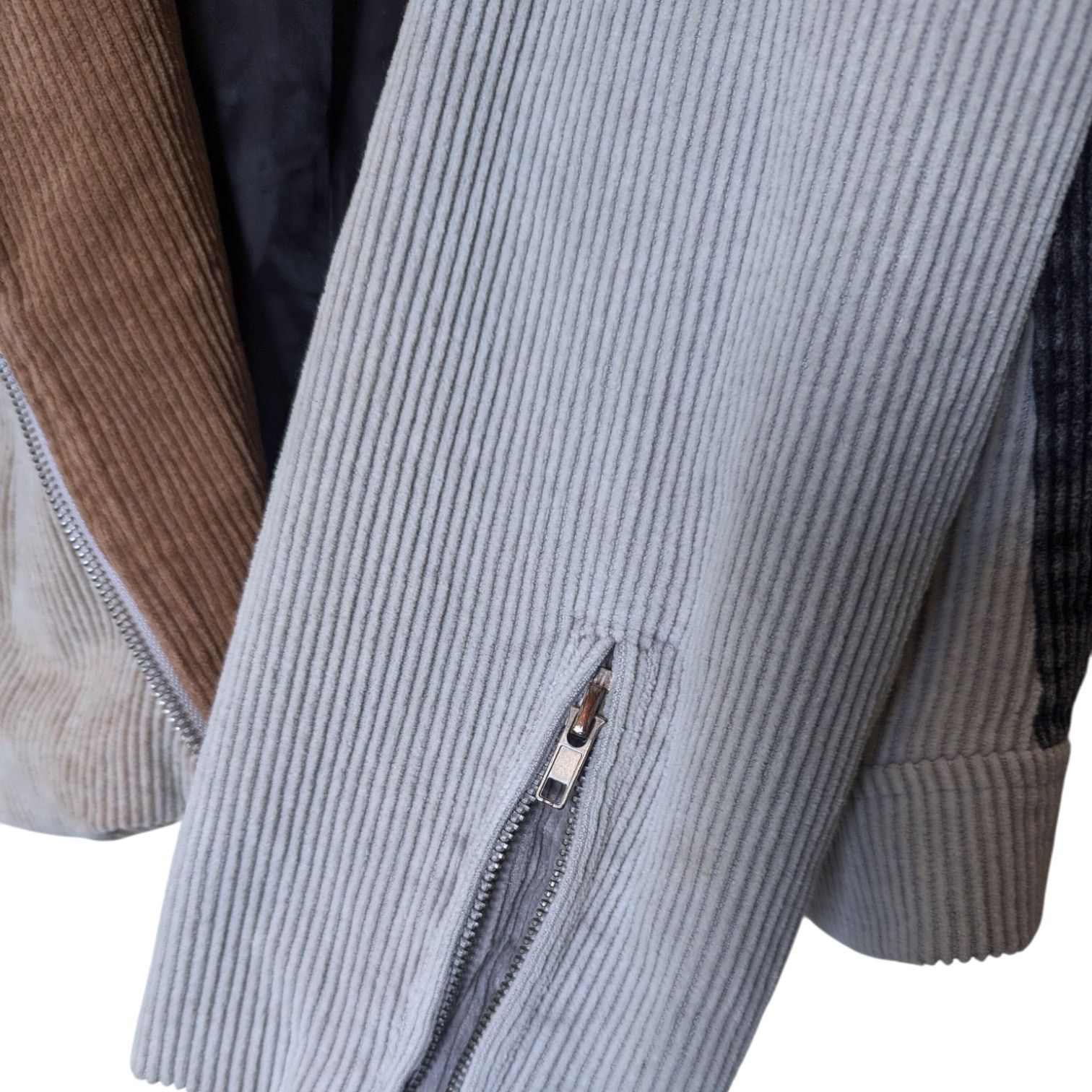 Other 1.4.3 Story by Line Up Multicolor Faded Corduroy Moto Jacket Size 3XL / US 20-22 - 4 Thumbnail