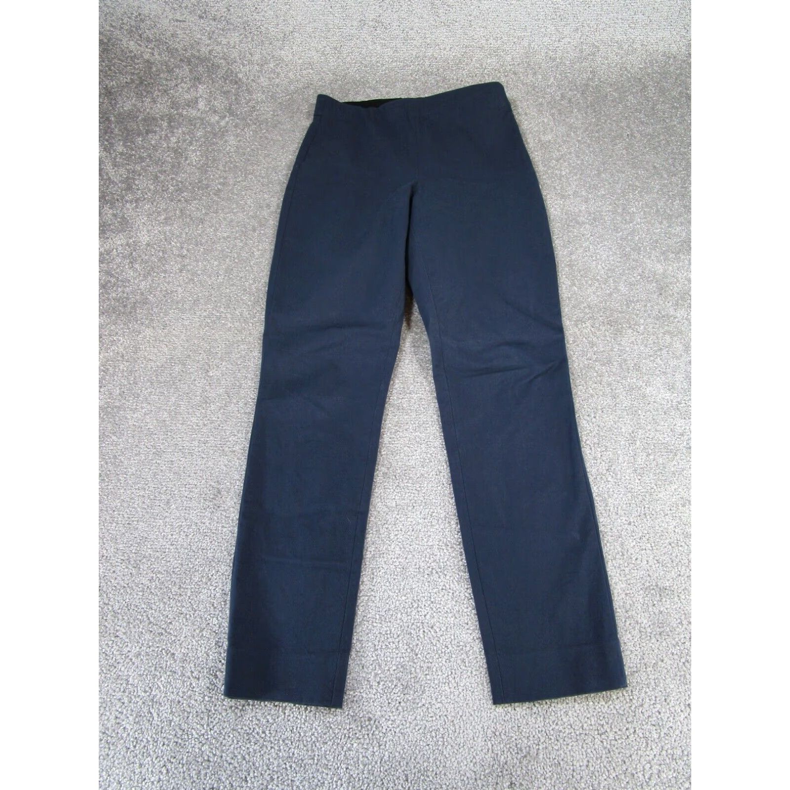Everlane Womens Everlane Pants Navy Blue Skinny Cotton Stretch Trousers Office XL Size 26" / US 2 / IT 38 - 1 Thumbnail