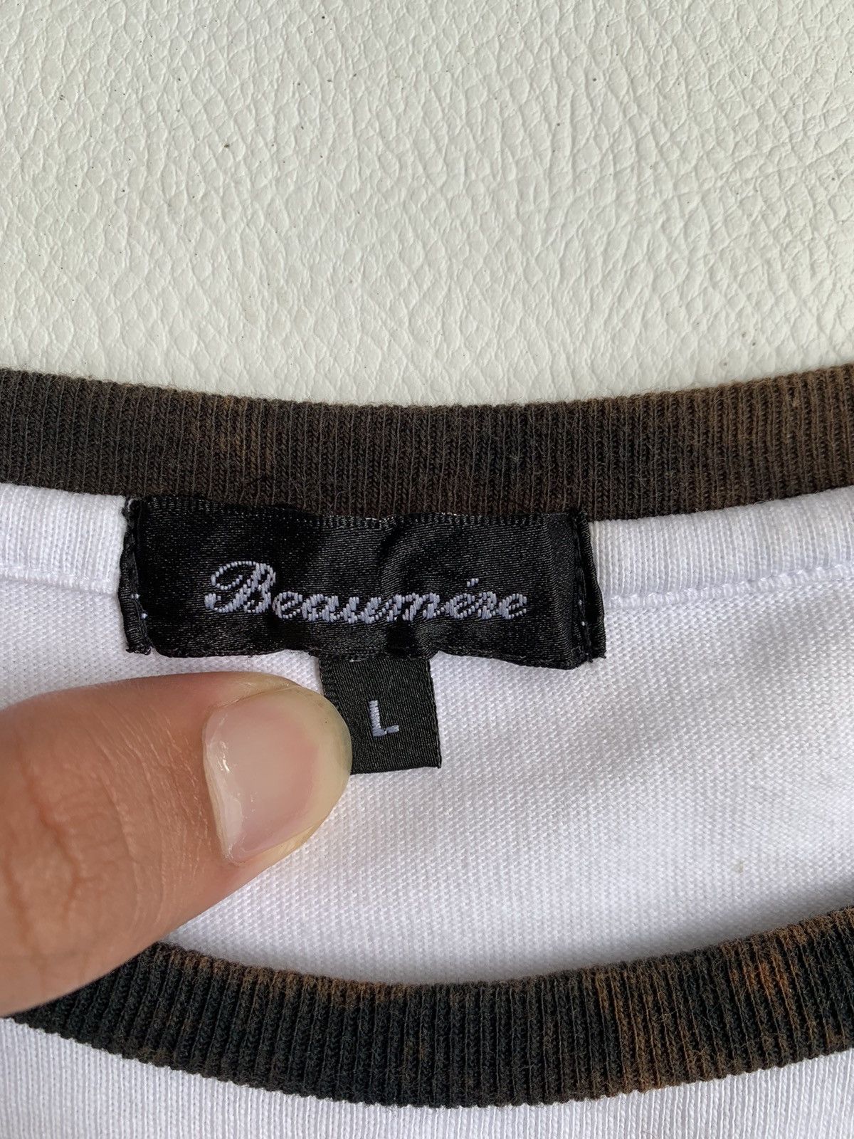 If Six Was Nine × Japanese Brand × Le Grande Bleu (L.G.B.) Japanese Beaumere Poem Longsleeve Tshirt lgb style Size US L / EU 52-54 / 3 - 7 Thumbnail