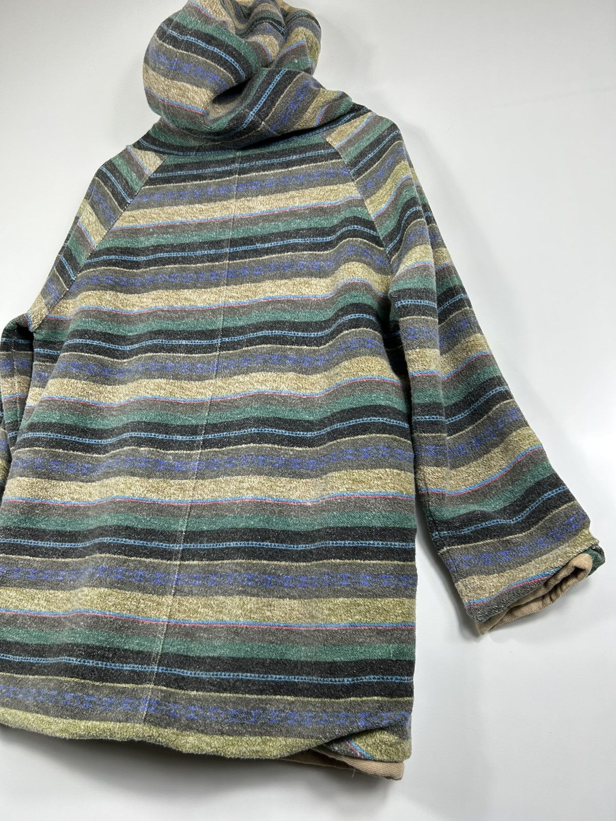 Japanese Brand × Vintage ⚡️Vintage Cube Sugar Hooded Flannel Sherpa Jacket Size US M / EU 48-50 / 2 - 16 Thumbnail