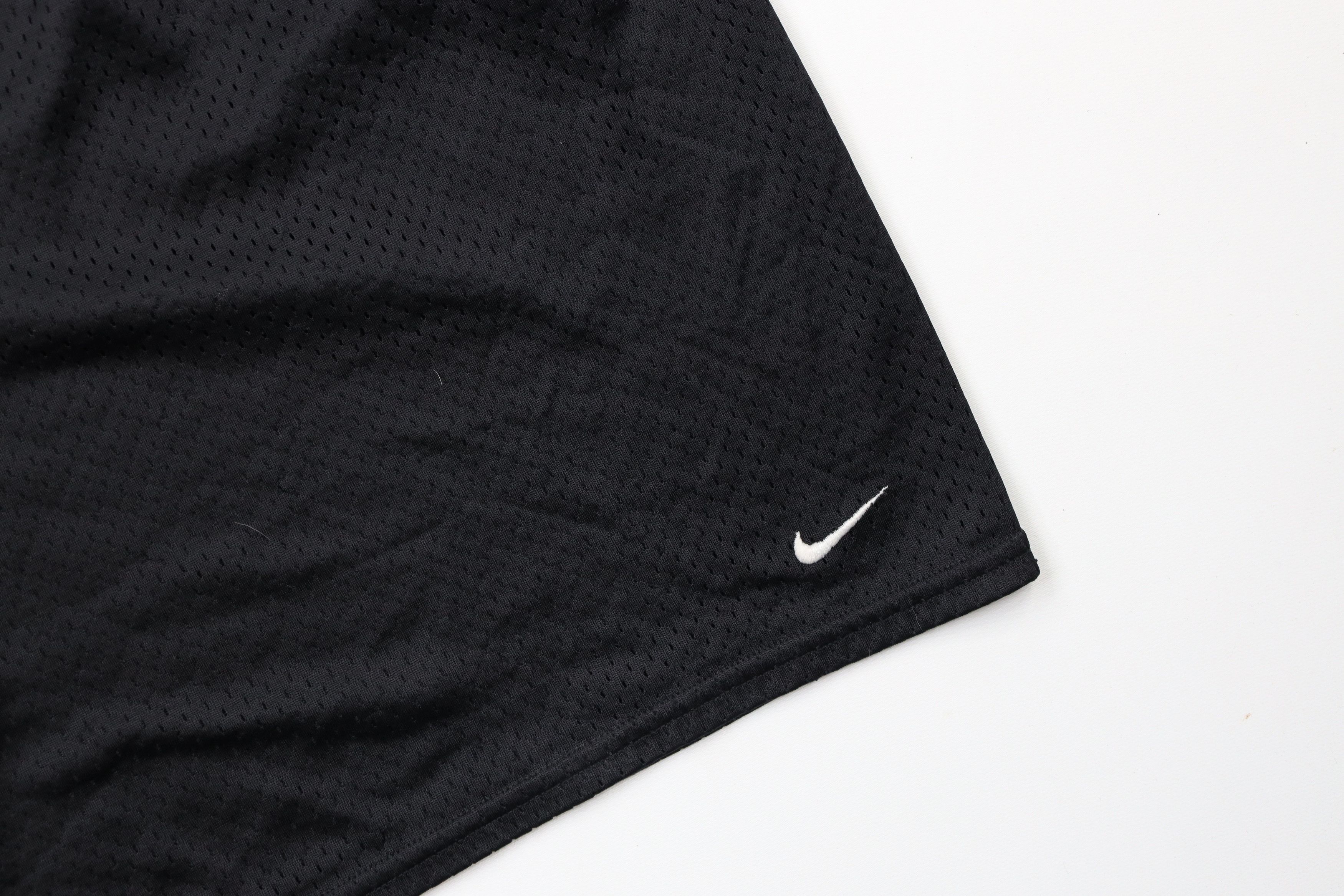 Nike × Vintage Vintage Nike Scott Mini Swoosh Above Knee Mesh Shorts Black Size US 34 / EU 50 - 5 Thumbnail
