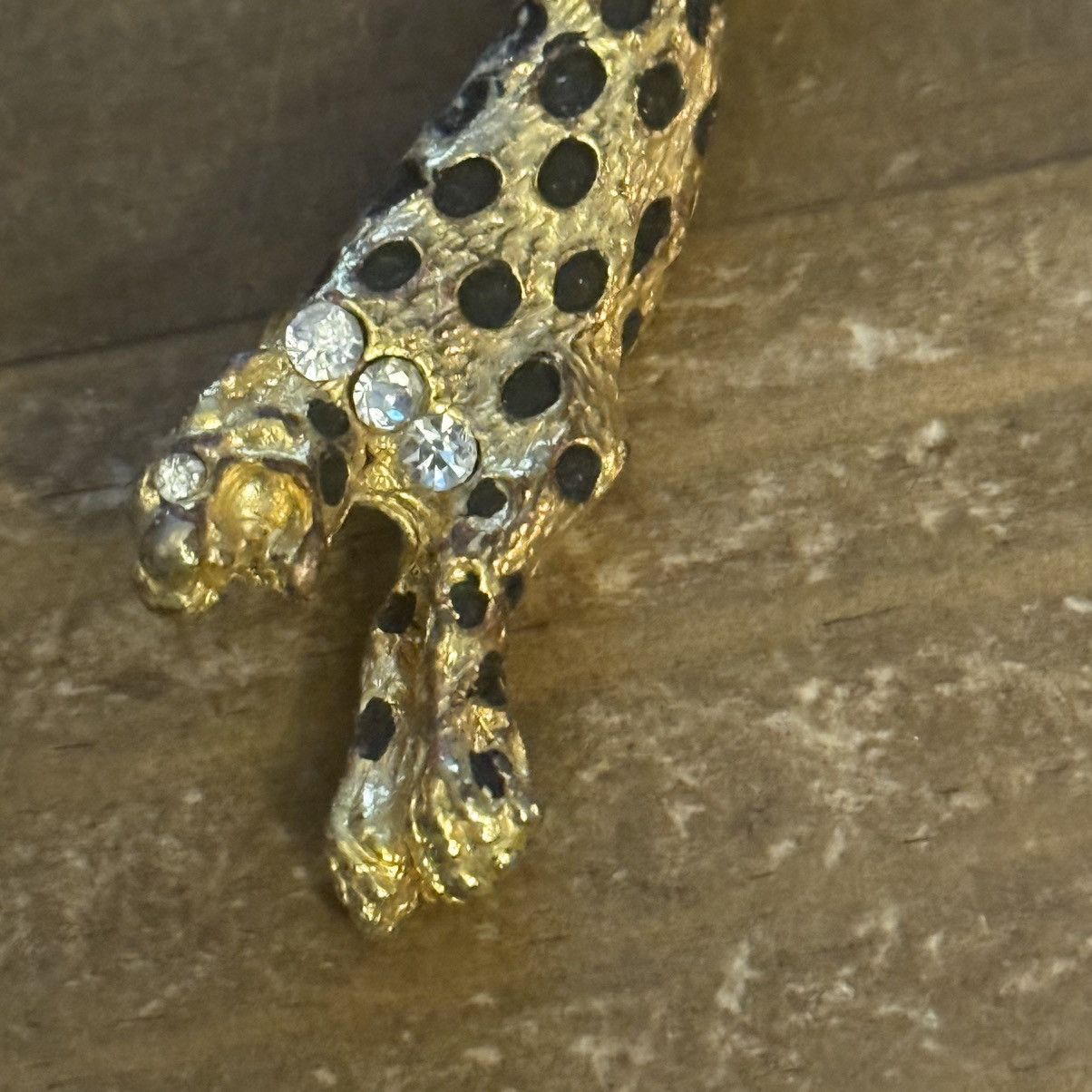 Vintage Vintage gold tone leopard brooch Size ONE SIZE - 3 Thumbnail