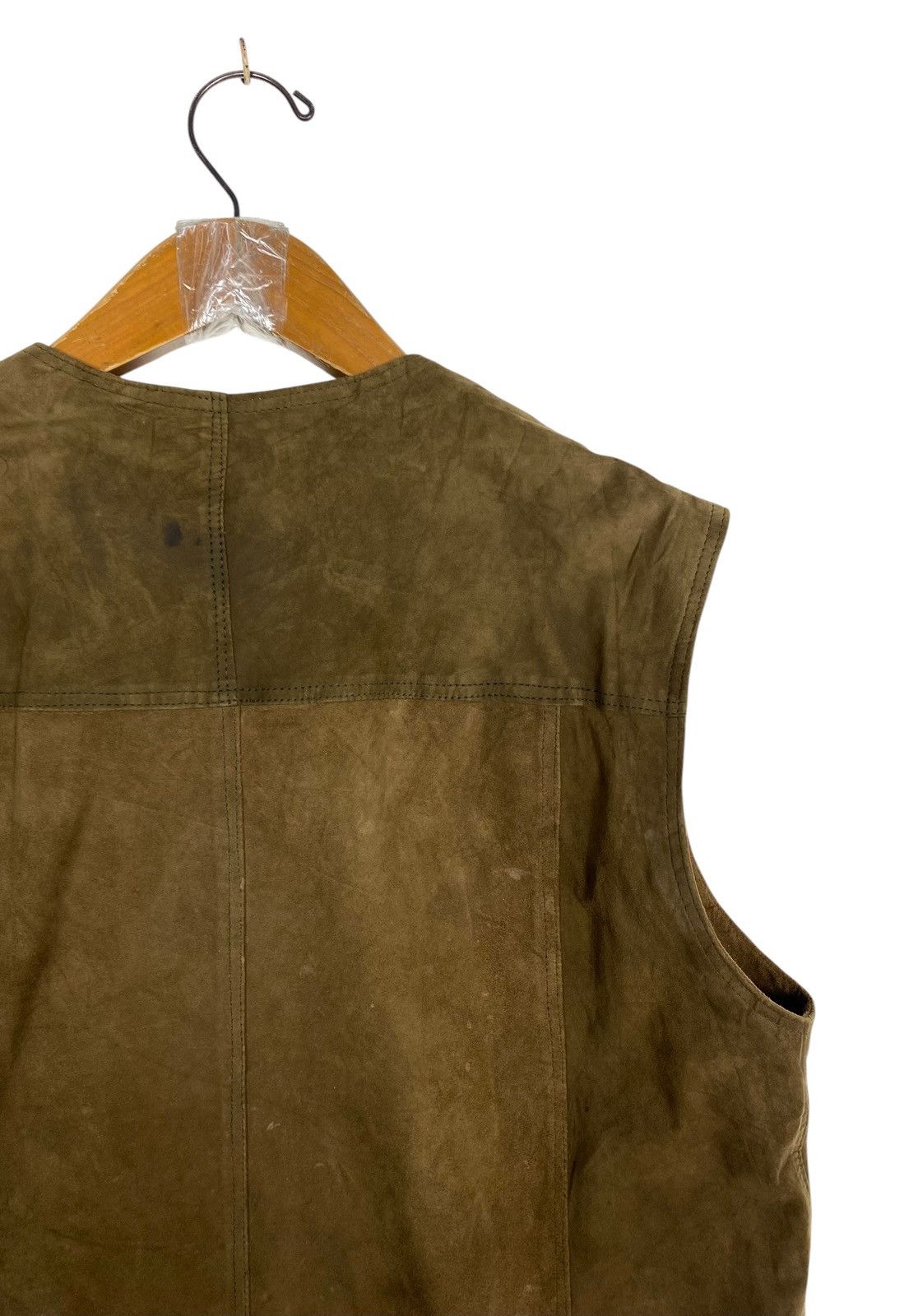 Vintage Rare‼️ The Great Seal of the State of Oklahoma Suede Vest Size US S / EU 44-46 / 1 - 10 Thumbnail