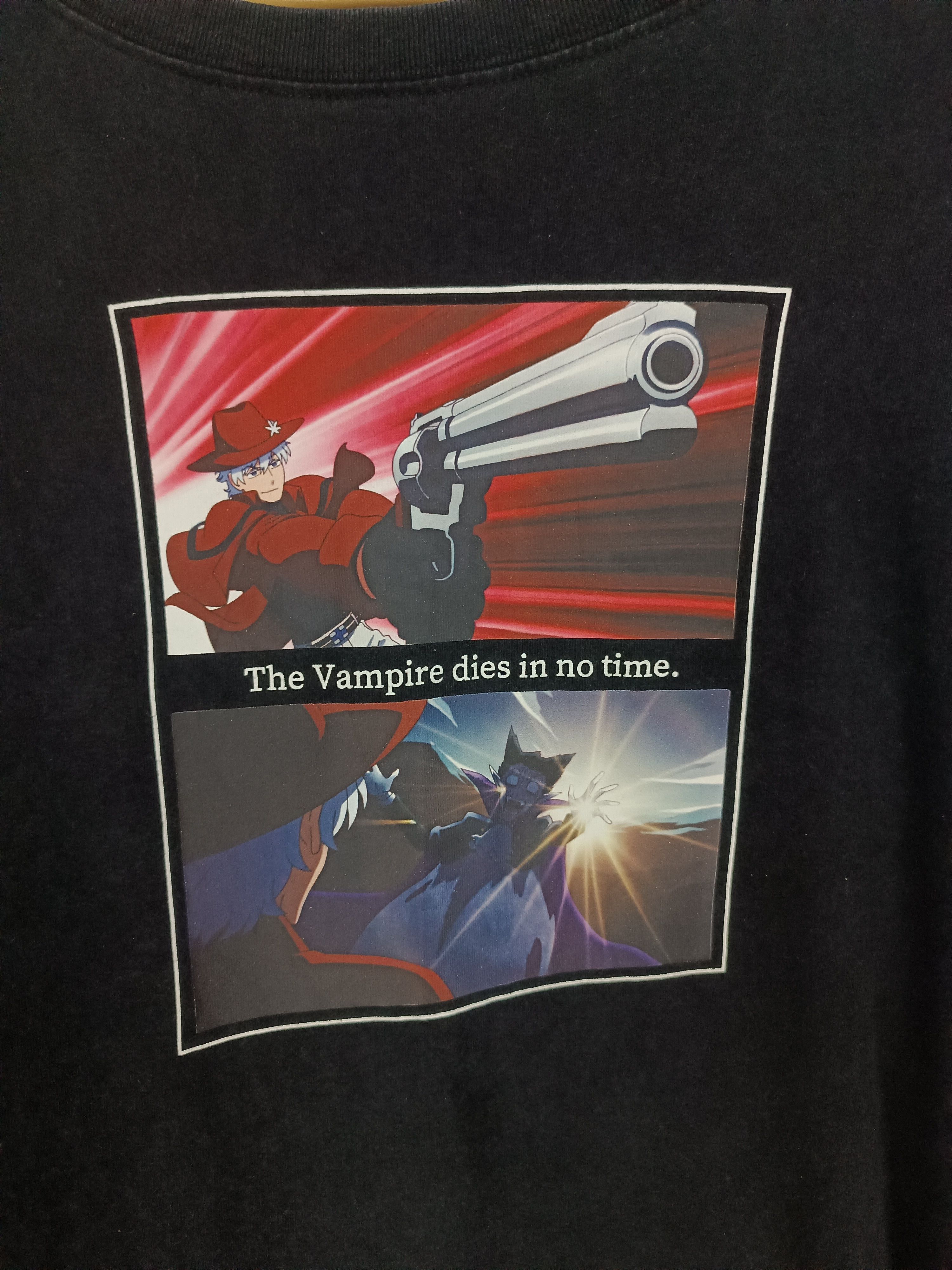 Anime VINTAGE THE VAMPIRE DIES IN NO TIME MANGA ANIME 2015 TEE Size US L / EU 52-54 / 3 - 8 Thumbnail