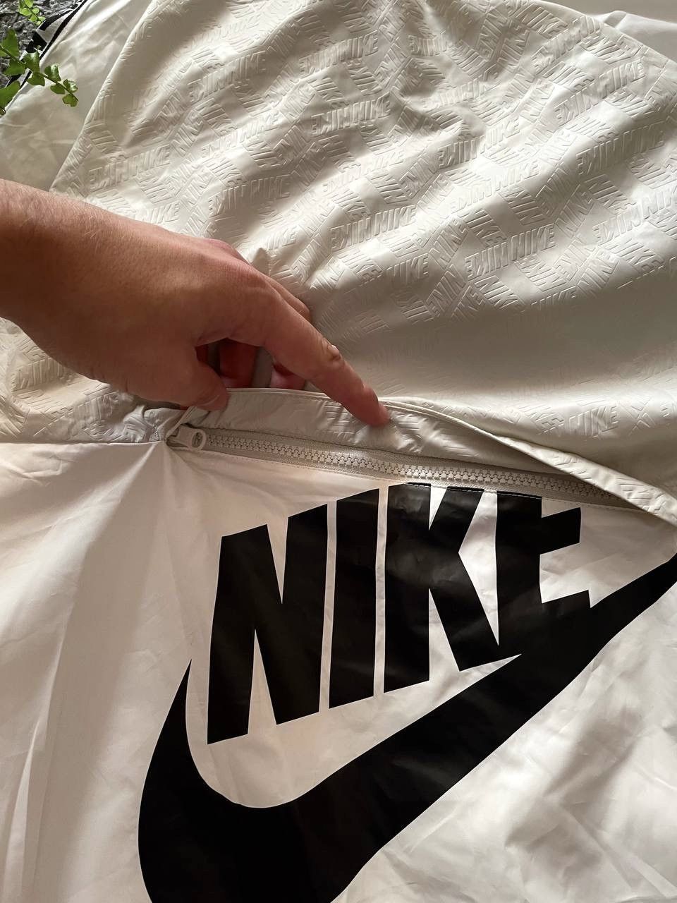 Nike × Vintage Nike Anorak Light Jacket Streetwear Big Logo Swoosh Rare Y2k Size US L / EU 52-54 / 3 - 8 Thumbnail