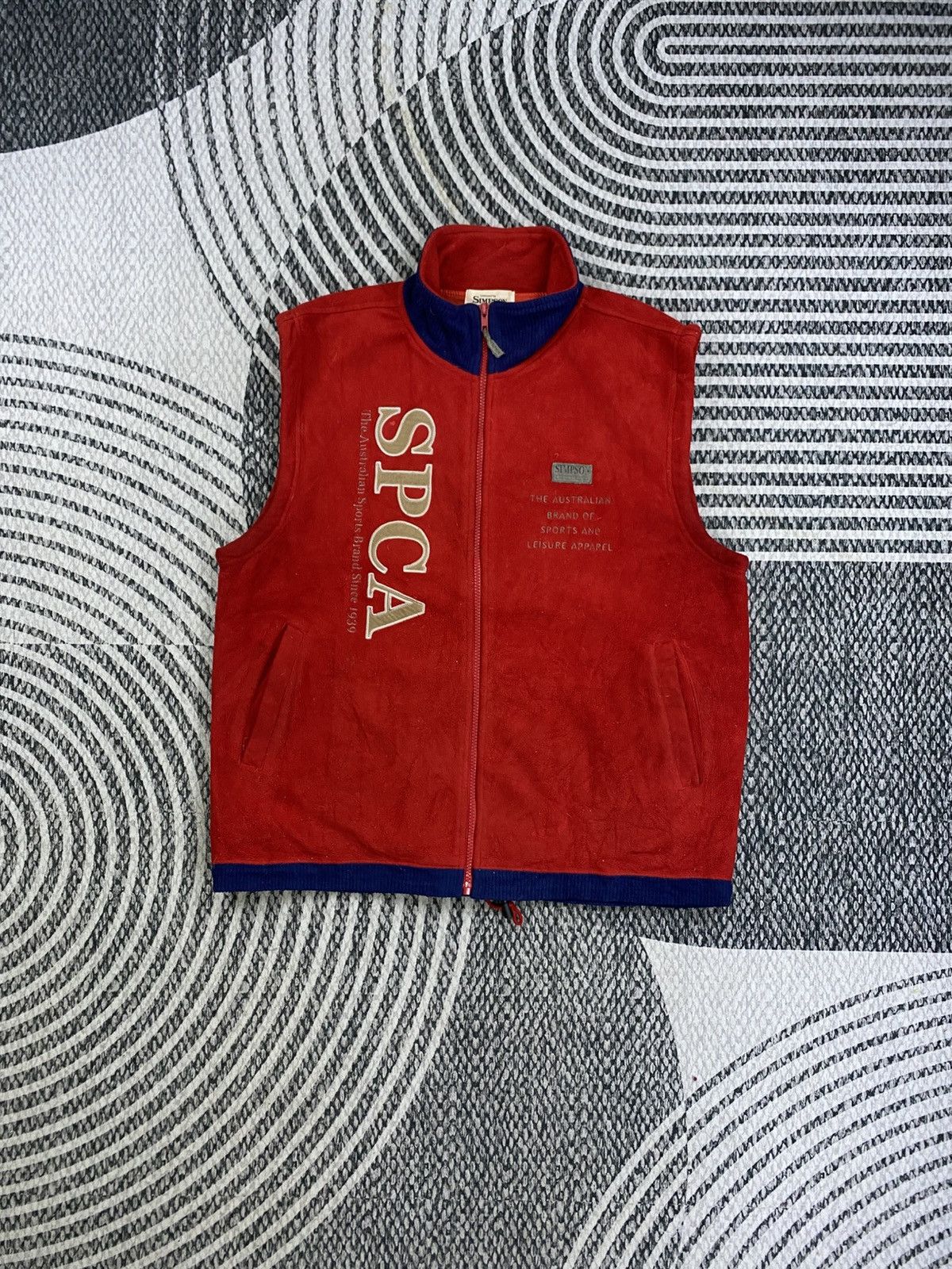 The Simpsons Vintage Simpson Sport Casual Big Logo Vest Zipper Size US M / EU 48-50 / 2 - 2 Thumbnail