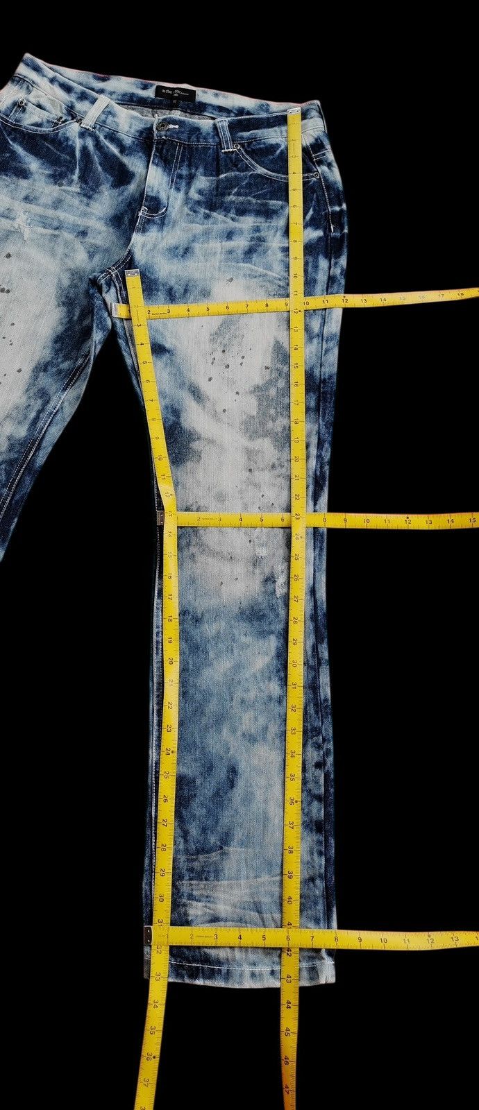 In The Attic In The Attic Acidwash Denim Jeans Size US 33 - 11 Thumbnail