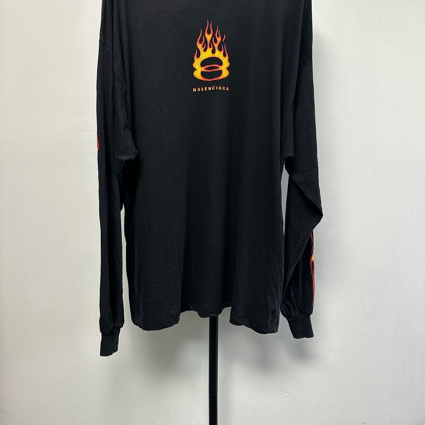 Balenciaga Balenciaga Flame splash ink long sleeve | Grailed