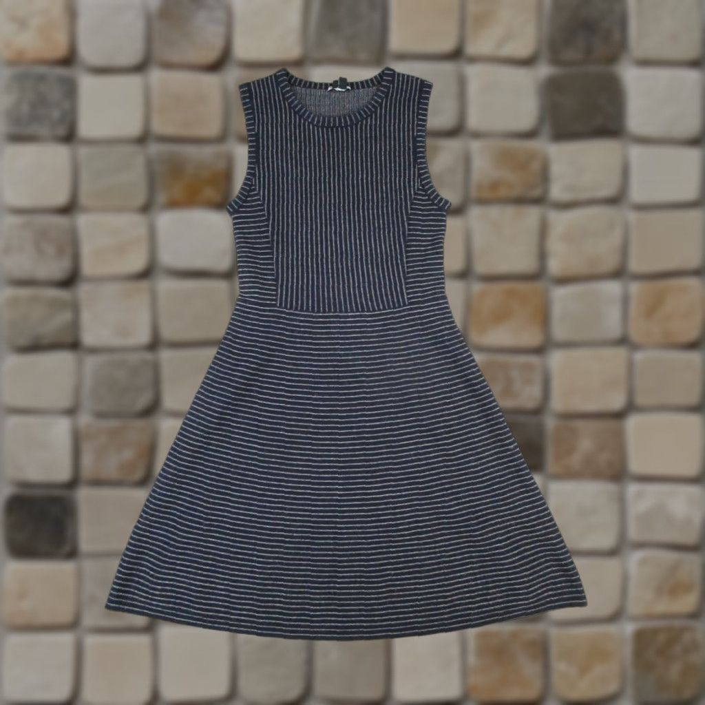 Theory THEORY Canvas Utility Wool Beige Knit Combo Dress | Grailed