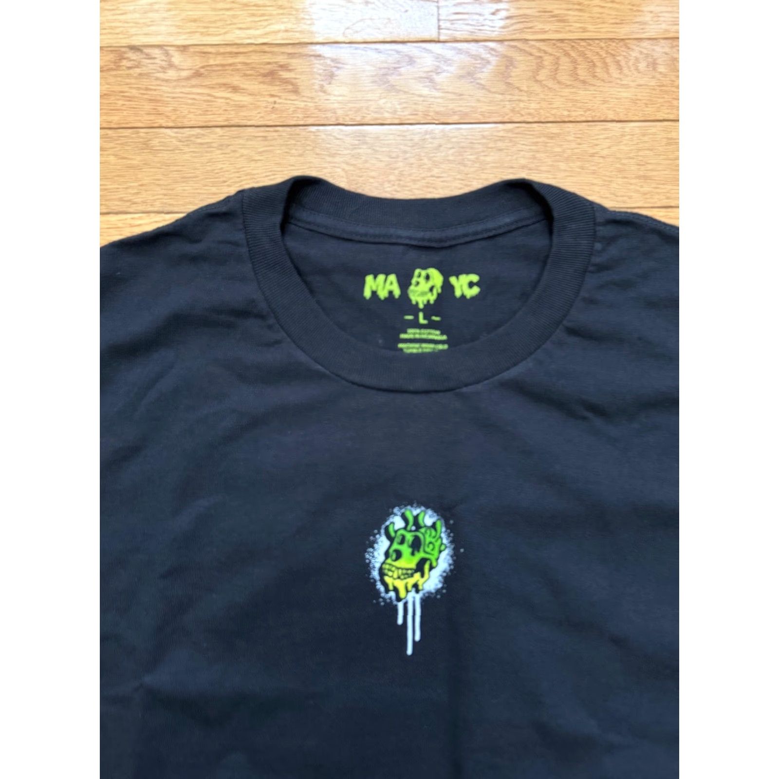Vintage Authentic Mutant Ape Yacht Club Graffiti Tee Crew Sz L NWOT MAYC Shirt Mens Black Short Sleeve T-Shirt Size US L / EU 52-54 / 3 - 3 Thumbnail