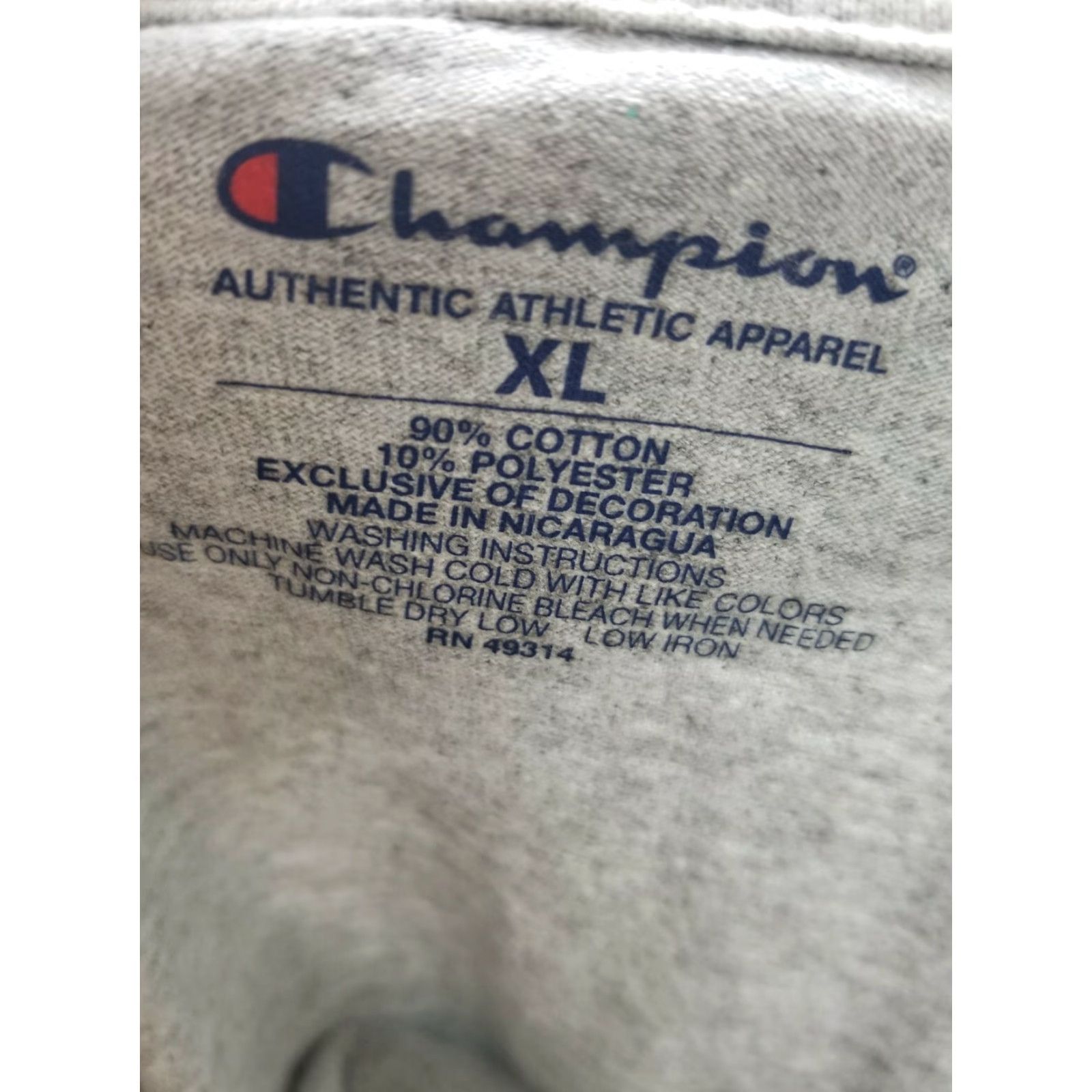 Champion Champion Shirt Mens XL Grey University Of Notre Dame Football Fighting Irish Size US XL / EU 56 / 4 - 5 Thumbnail