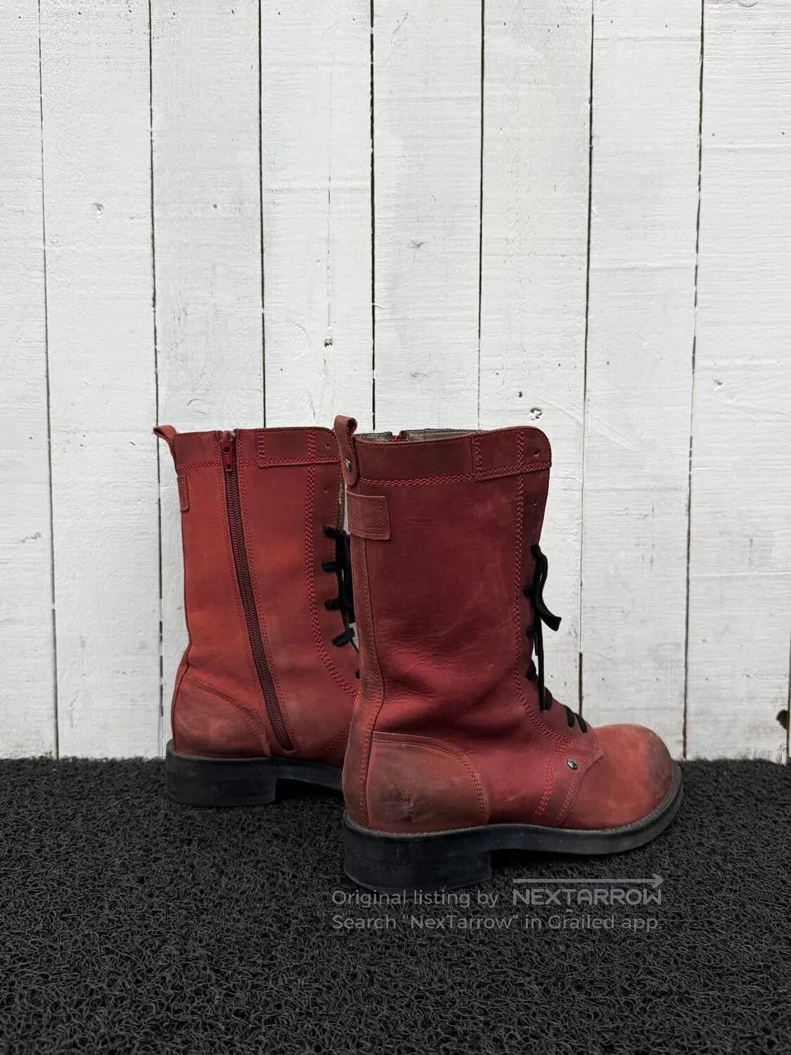 Diesel Diesel Vintage Red Boots. Size US 7 / EU 40 - 2 Thumbnail