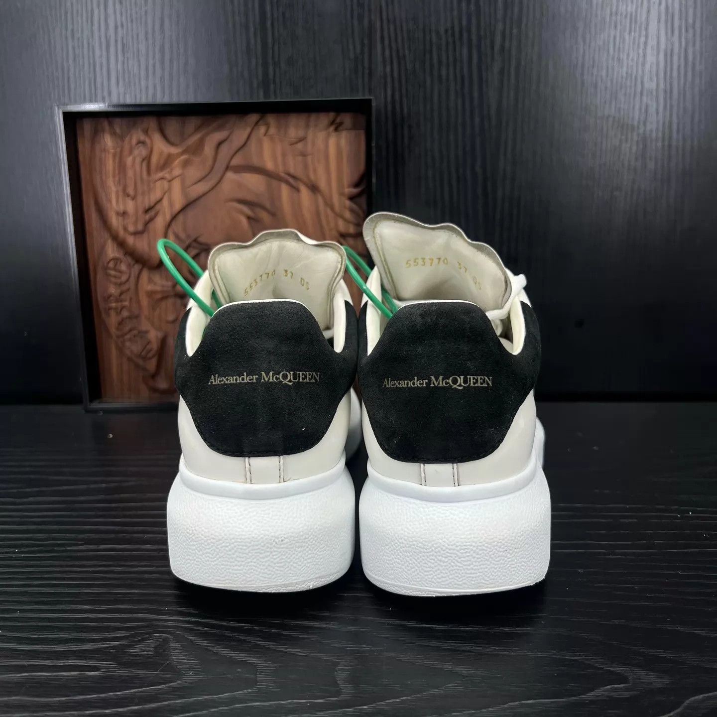 Alexander McQueen McQueen Suede Black Heel 37 Size US 6.5 / IT 36.5 - 7 Thumbnail