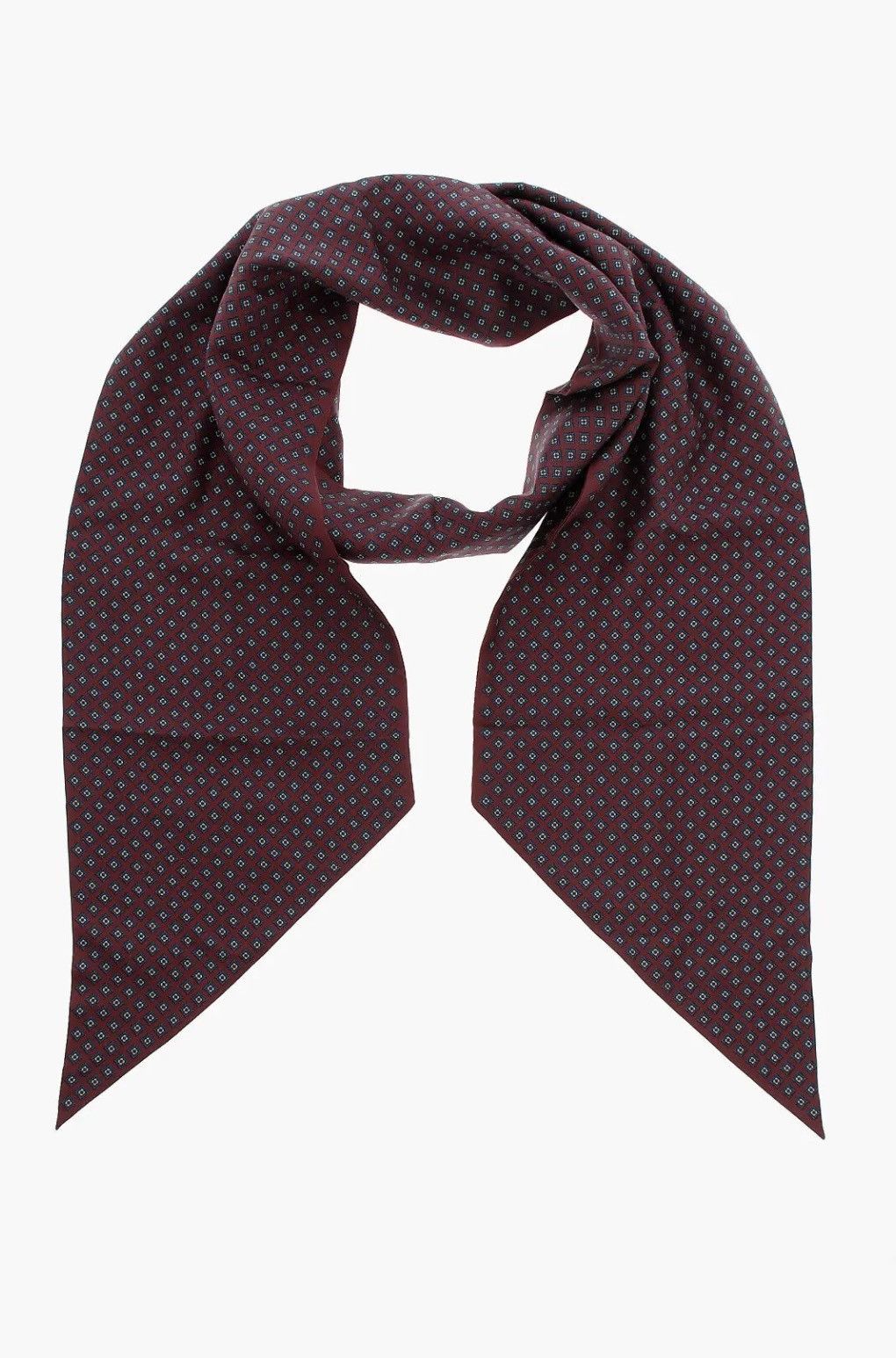 Celine 23AW Silk Scarf Burgundy Paisley Size ONE SIZE - 2 Thumbnail