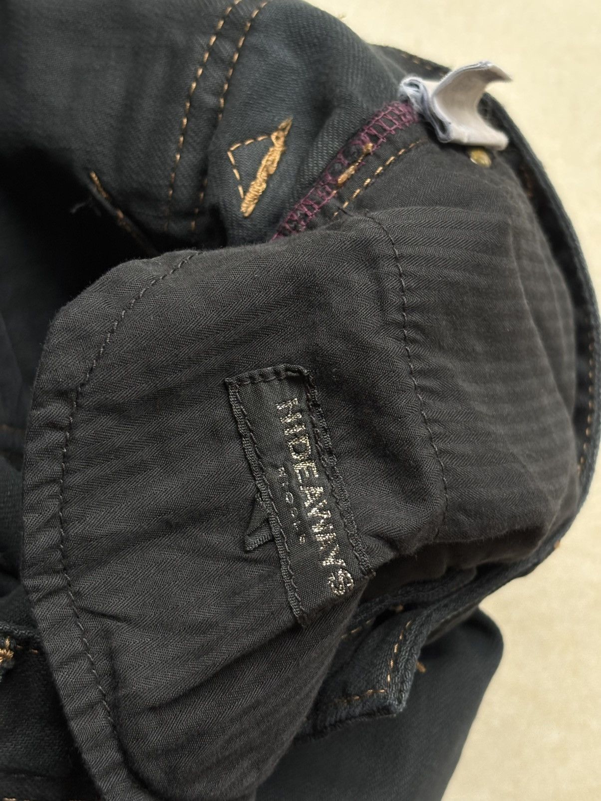 Japanese Brand HIDEAWAYS lace-up flare jeans Size US 29 - 6 Thumbnail