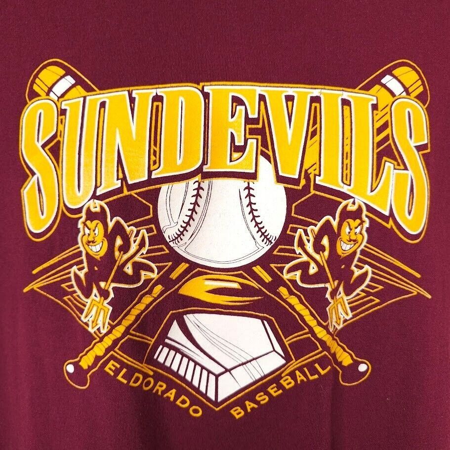 Gildan Eldorado Sundevils Baseball T Shirt Mens Size Large Red Size US L / EU 52-54 / 3 - 2 Thumbnail
